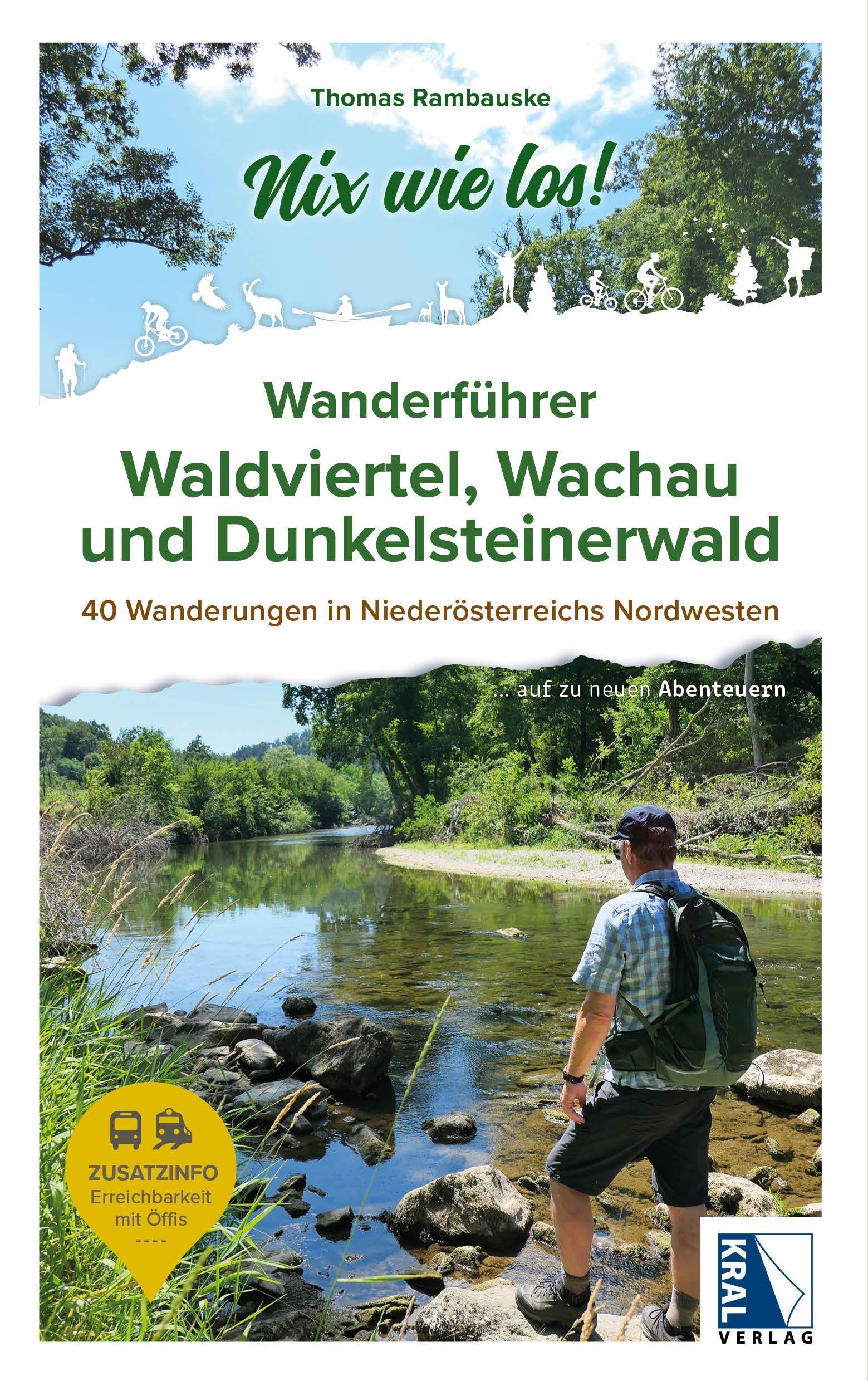 Vorderes Coverbild Wanderführer Waldviertel, Wachau und Dunkelsteinerwald