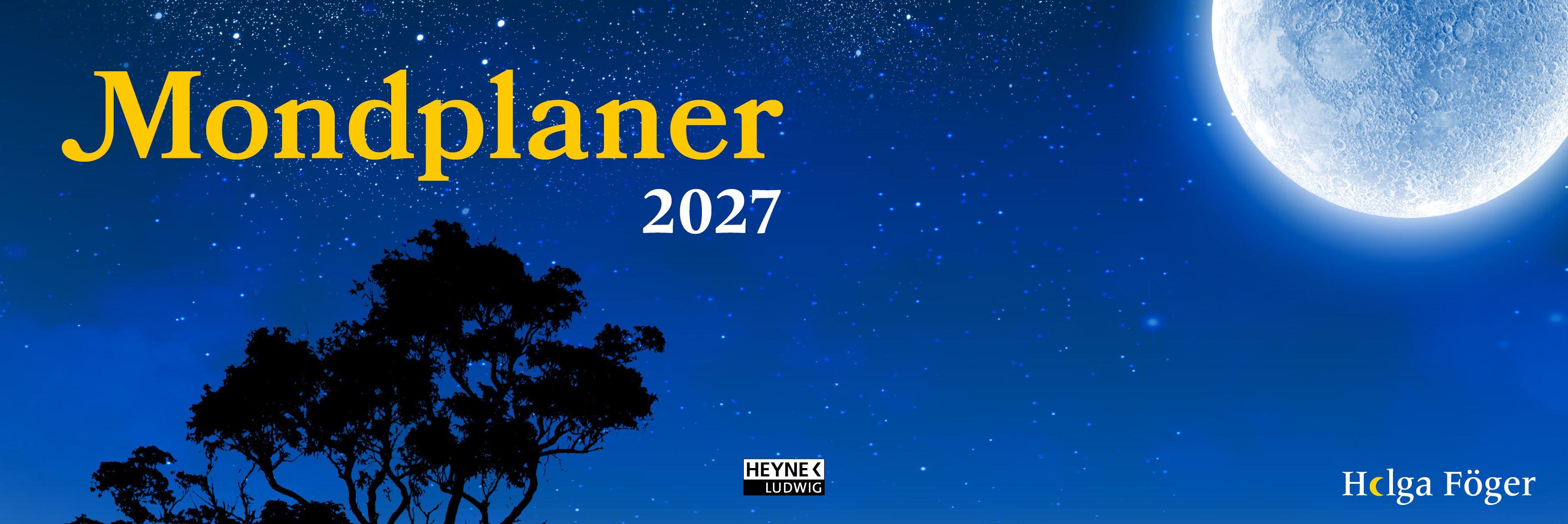 Vorderes Coverbild Mondplaner 2027