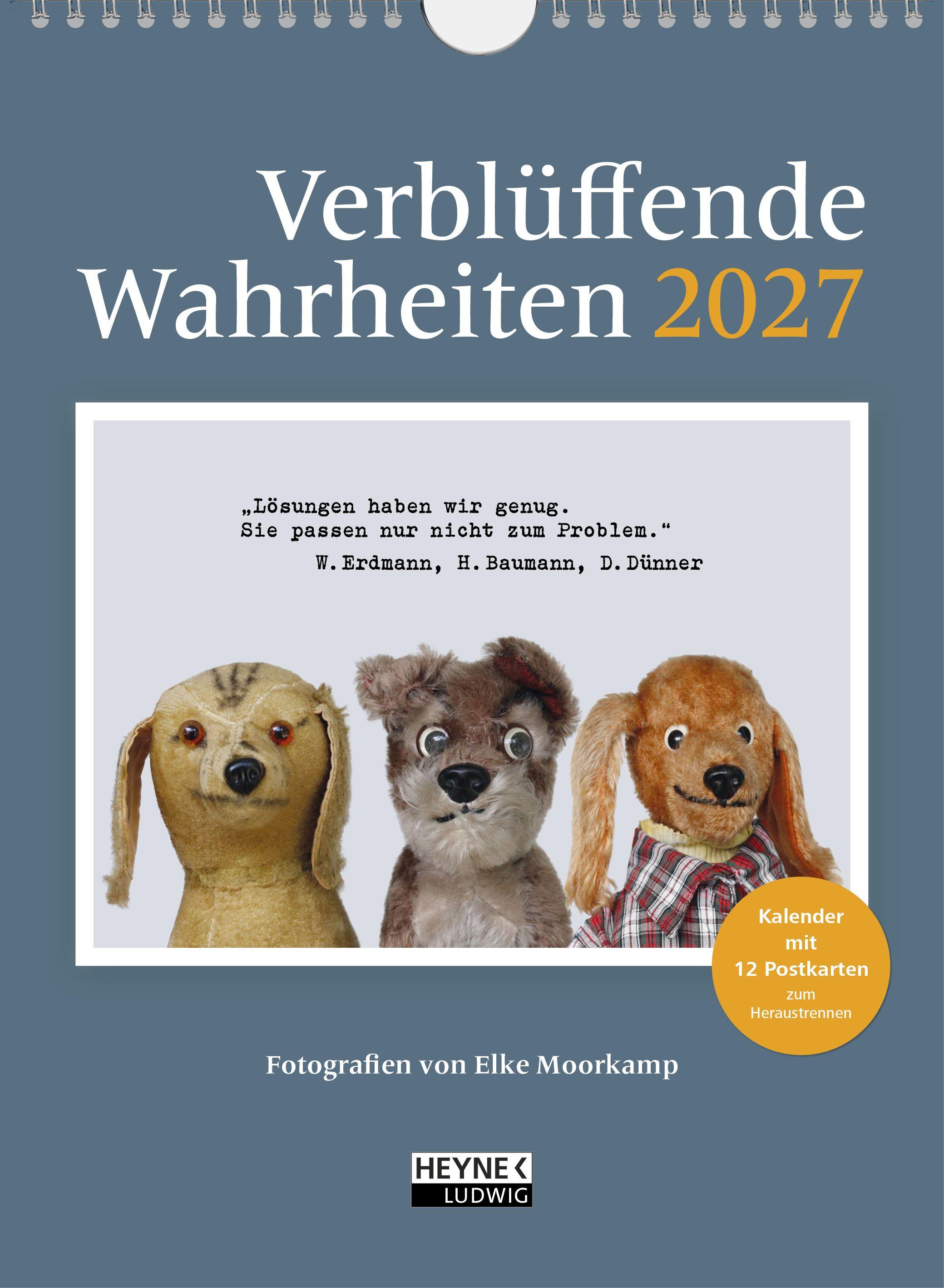 Vorderes Coverbild Verblüffende Wahrheiten - Postkartenkalender 2027