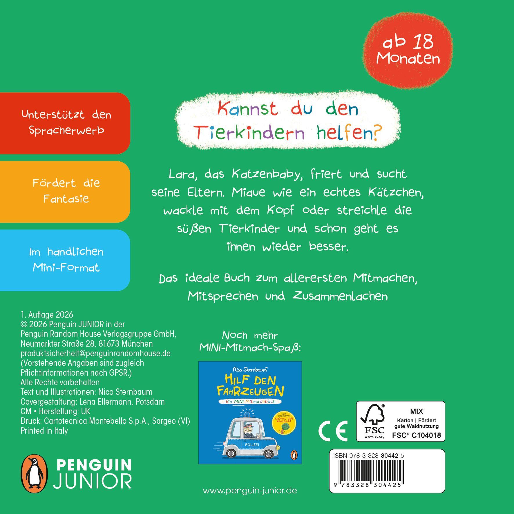 Beispielinhalt (Bild) Hilf den Tierkindern