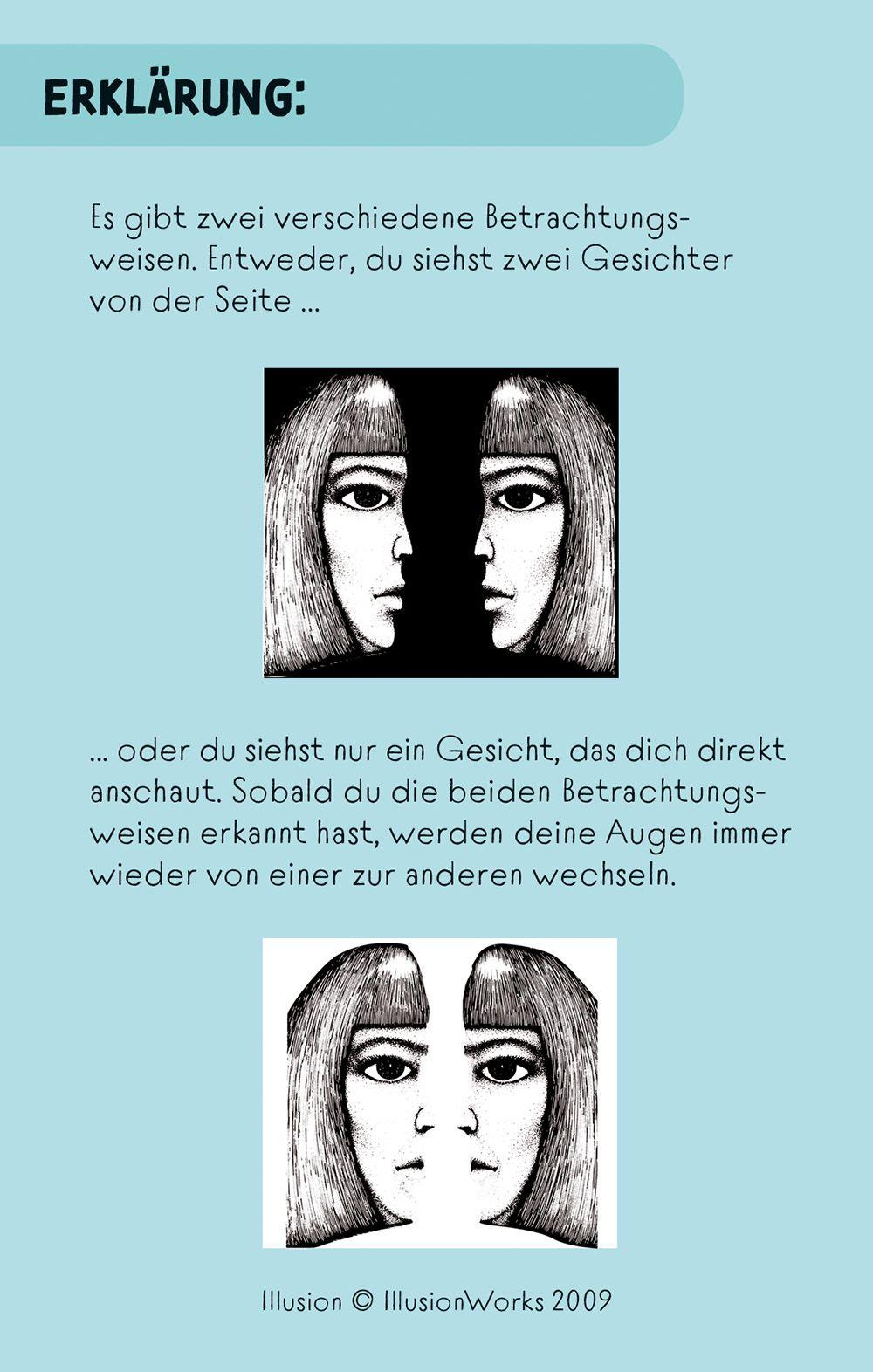 Beispielinhalt (Bild) 50 Karten: Trau deinen Augen nicht!