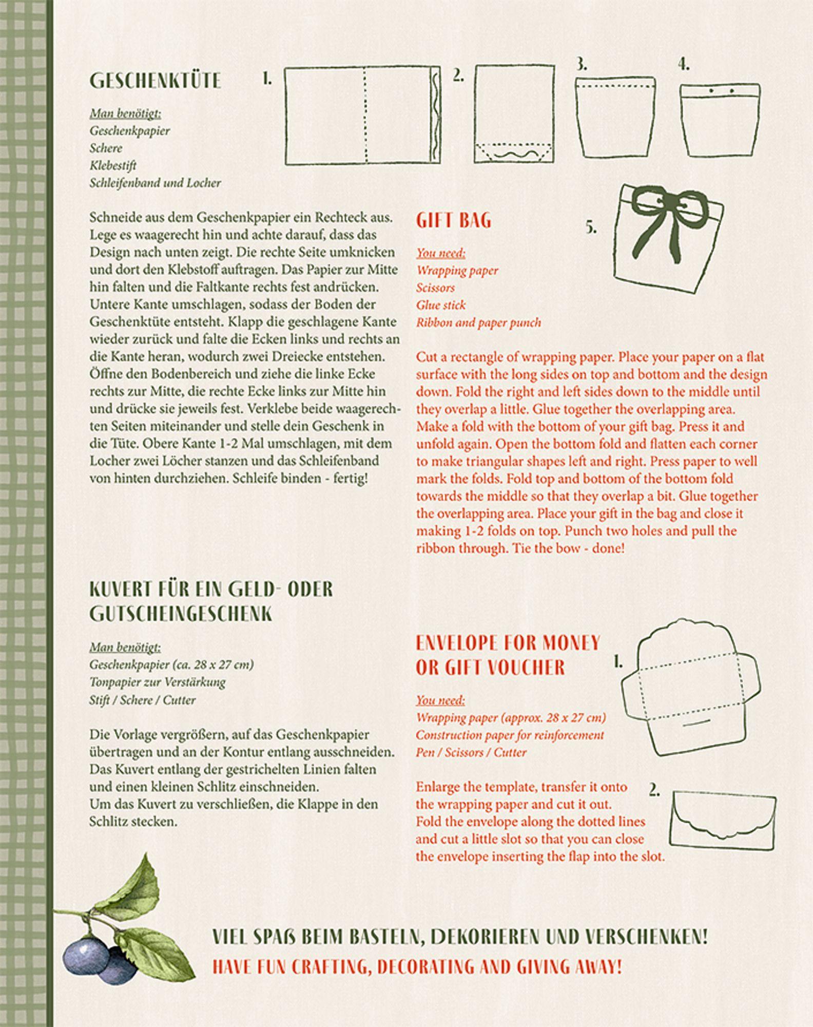 Beispielinhalt (Bild) Geschenkpapier-Buch - Schöner Schenken