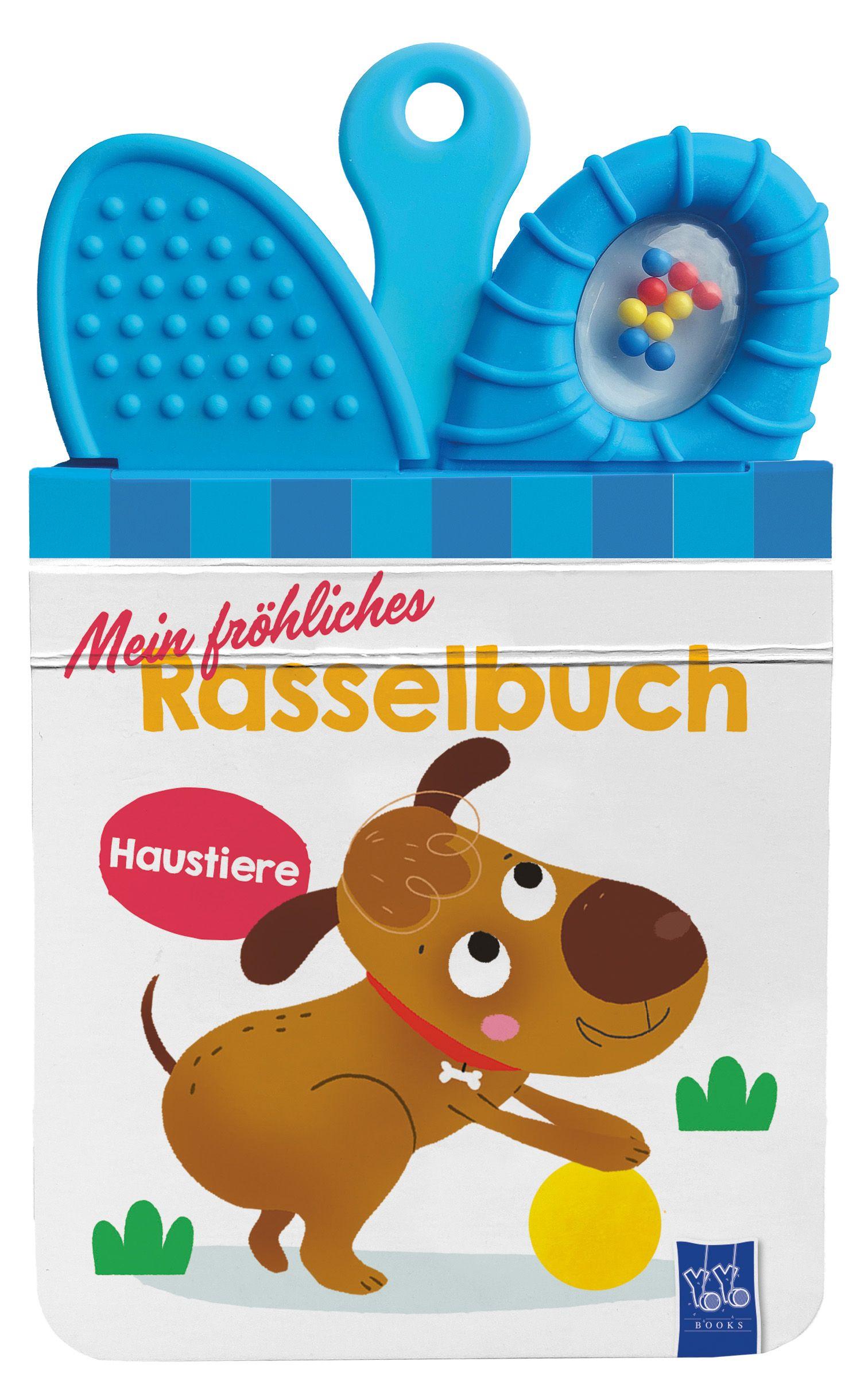 Vorderes Coverbild Mein fröhliches Rasselbuch - Haustiere