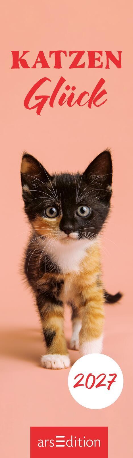 Beispielinhalt (Bild) Lesezeichenkalender Katzenglück 2027