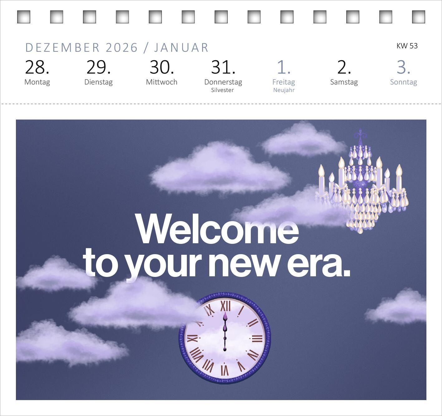 Beispielinhalt (Bild) Postkartenkalender 365 Tage mit Taylor Swift 2027