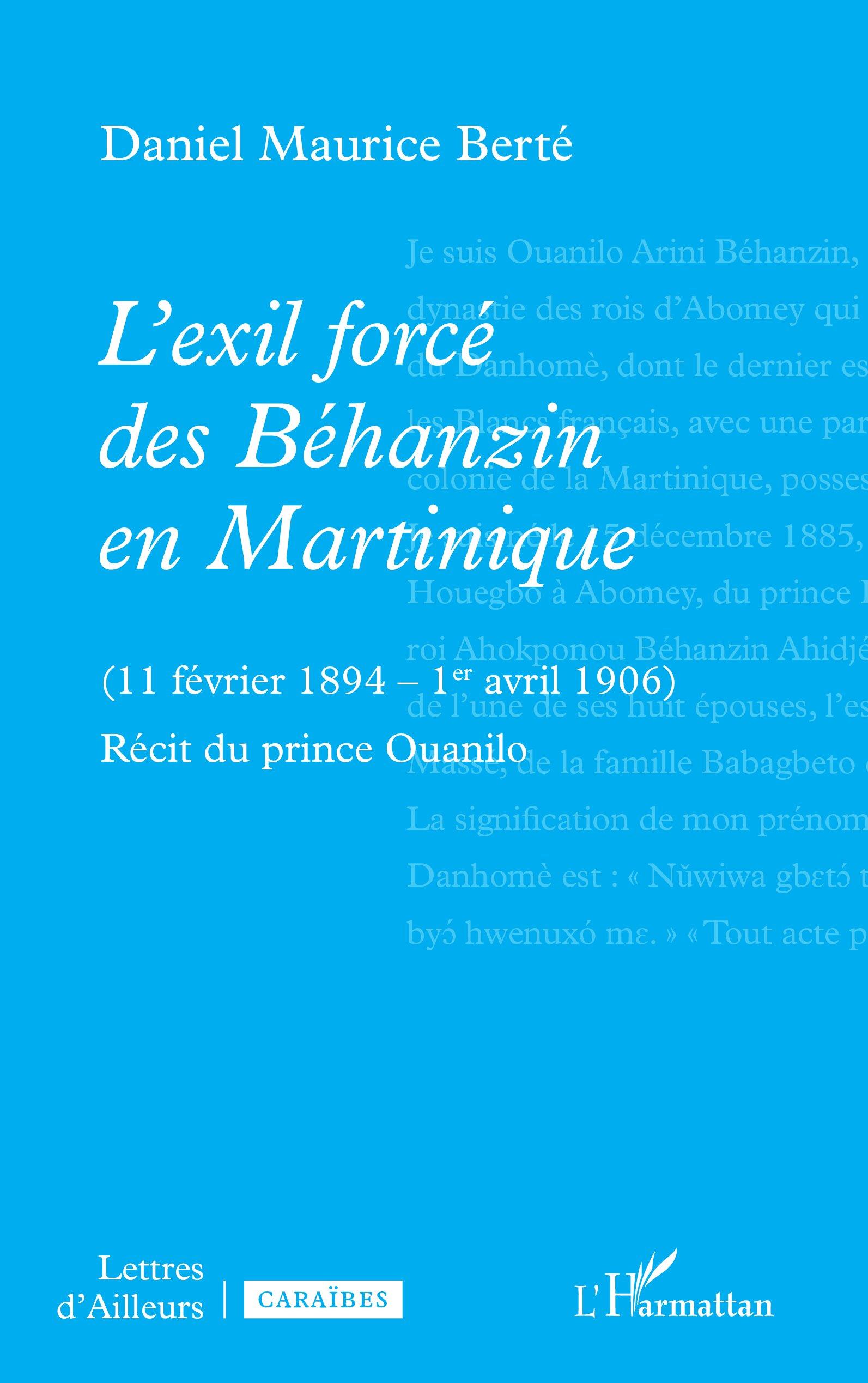 Vorderes Coverbild L'exil forcé des Béhanzin en Martinique