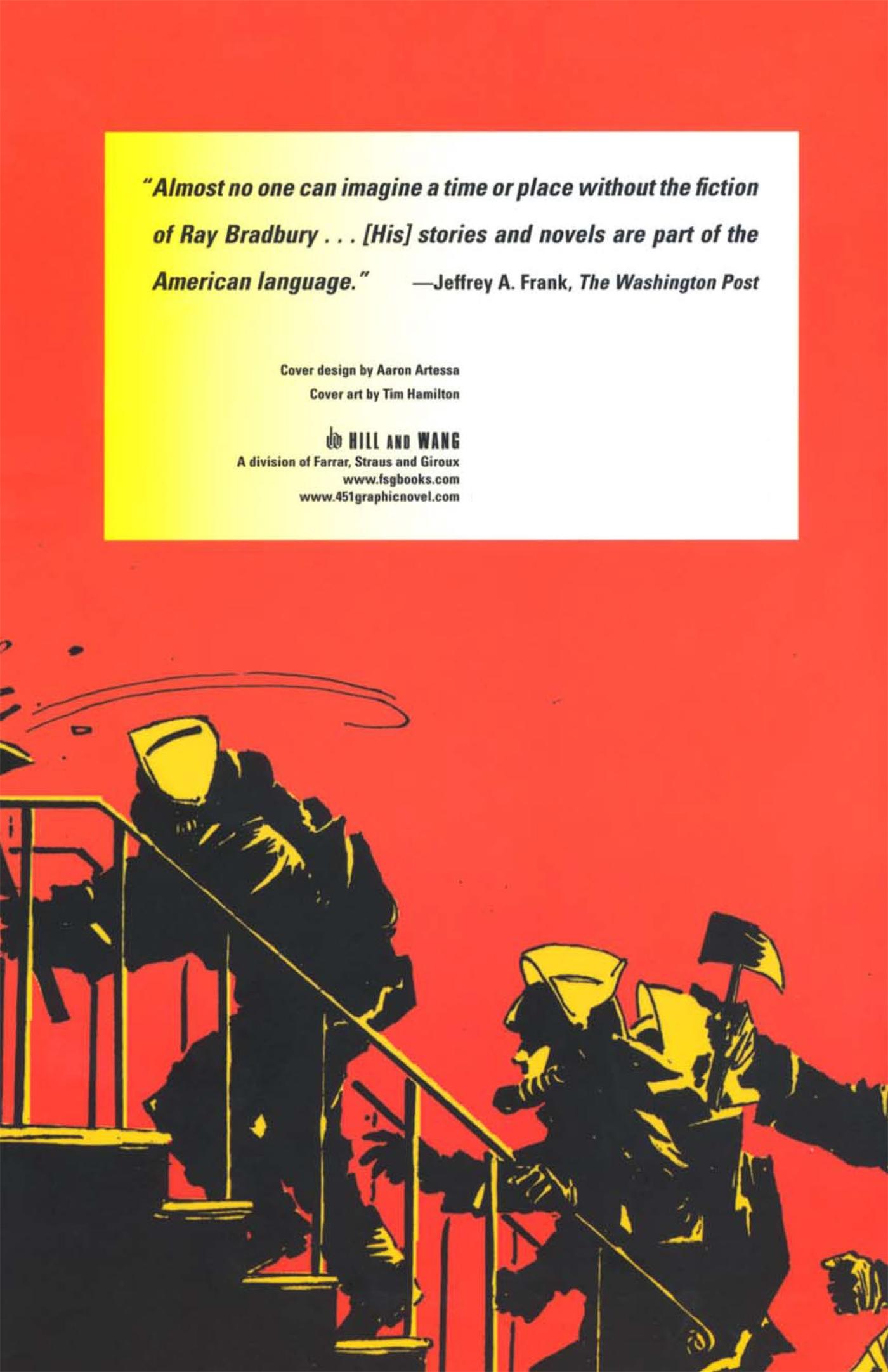 Rückseitencover Ray Bradbury's Fahrenheit 451