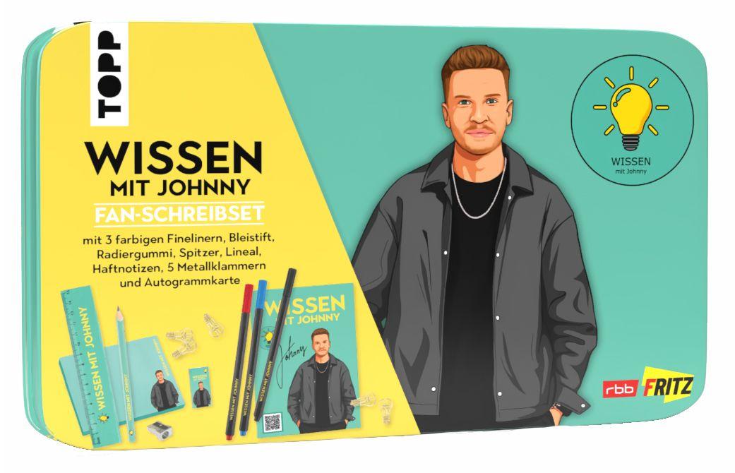 Vorderes Coverbild Wissen mit Johnny: Fan-Schreibset