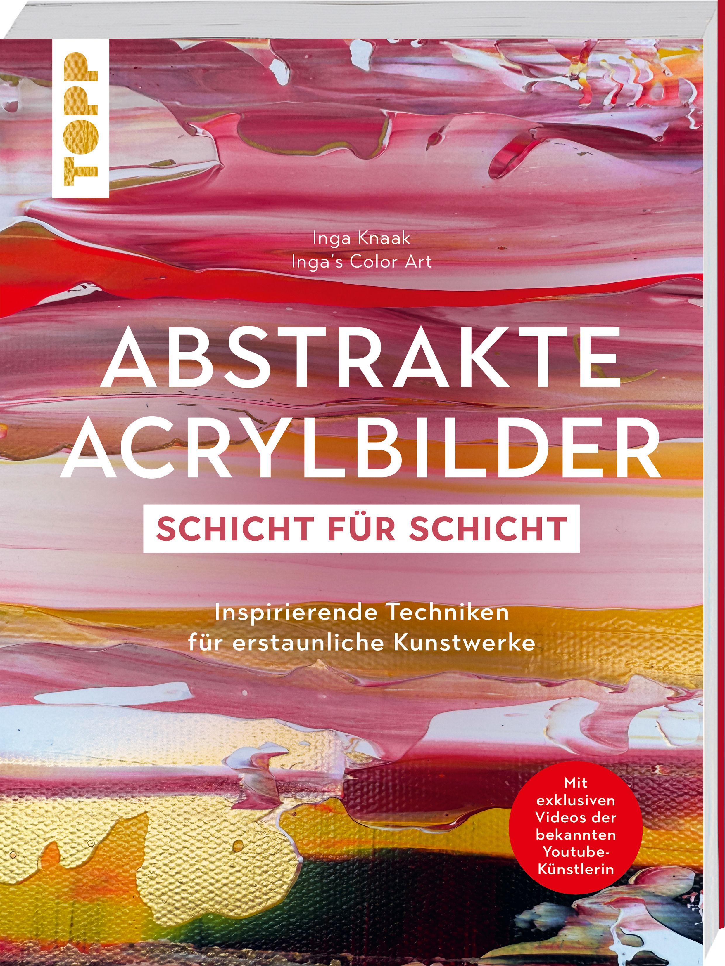 Vorderes Coverbild Abstrakte Acrylbilder - Schicht für Schicht