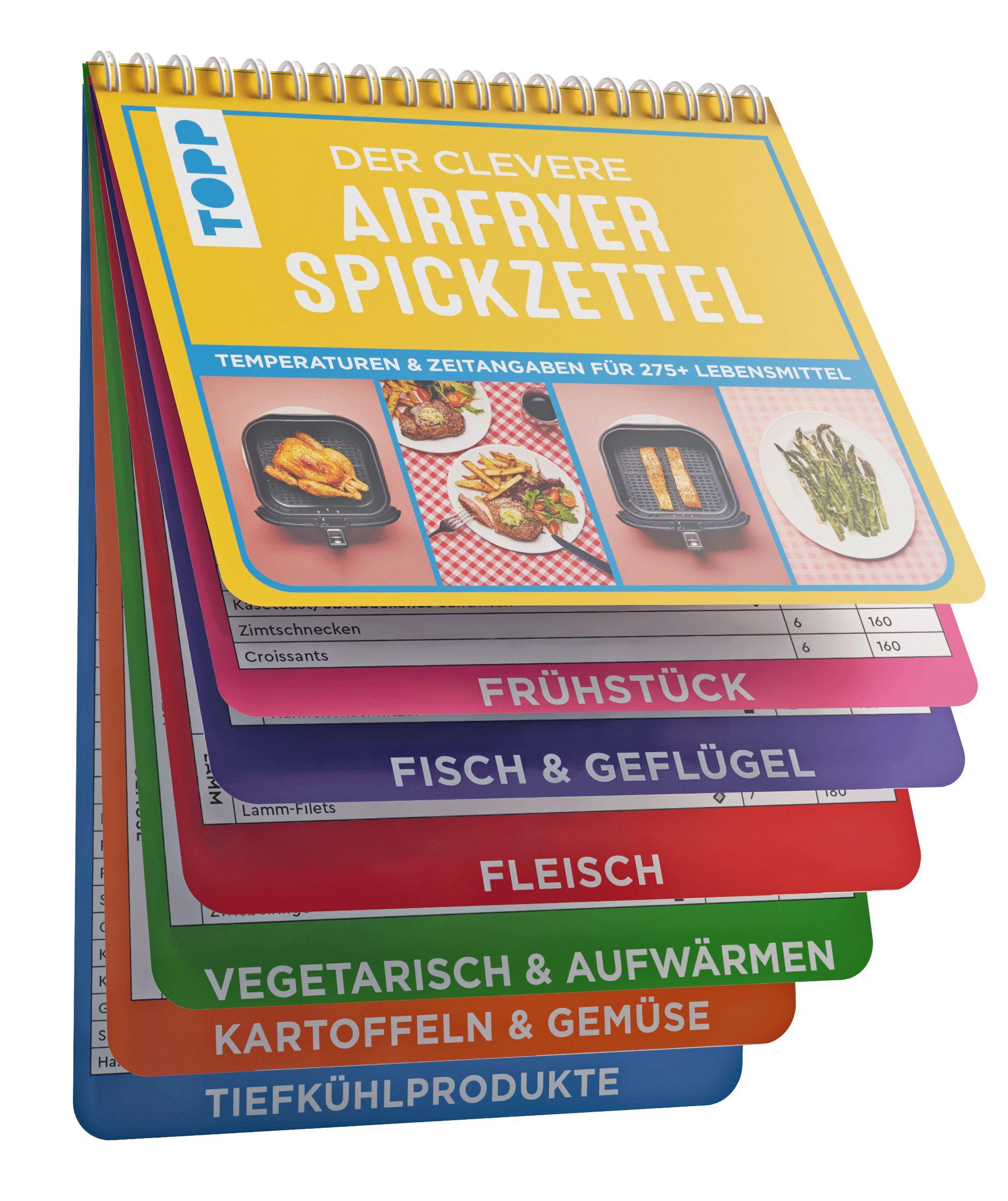 Vorderes Coverbild Der clevere Airfryer-Spickzettel