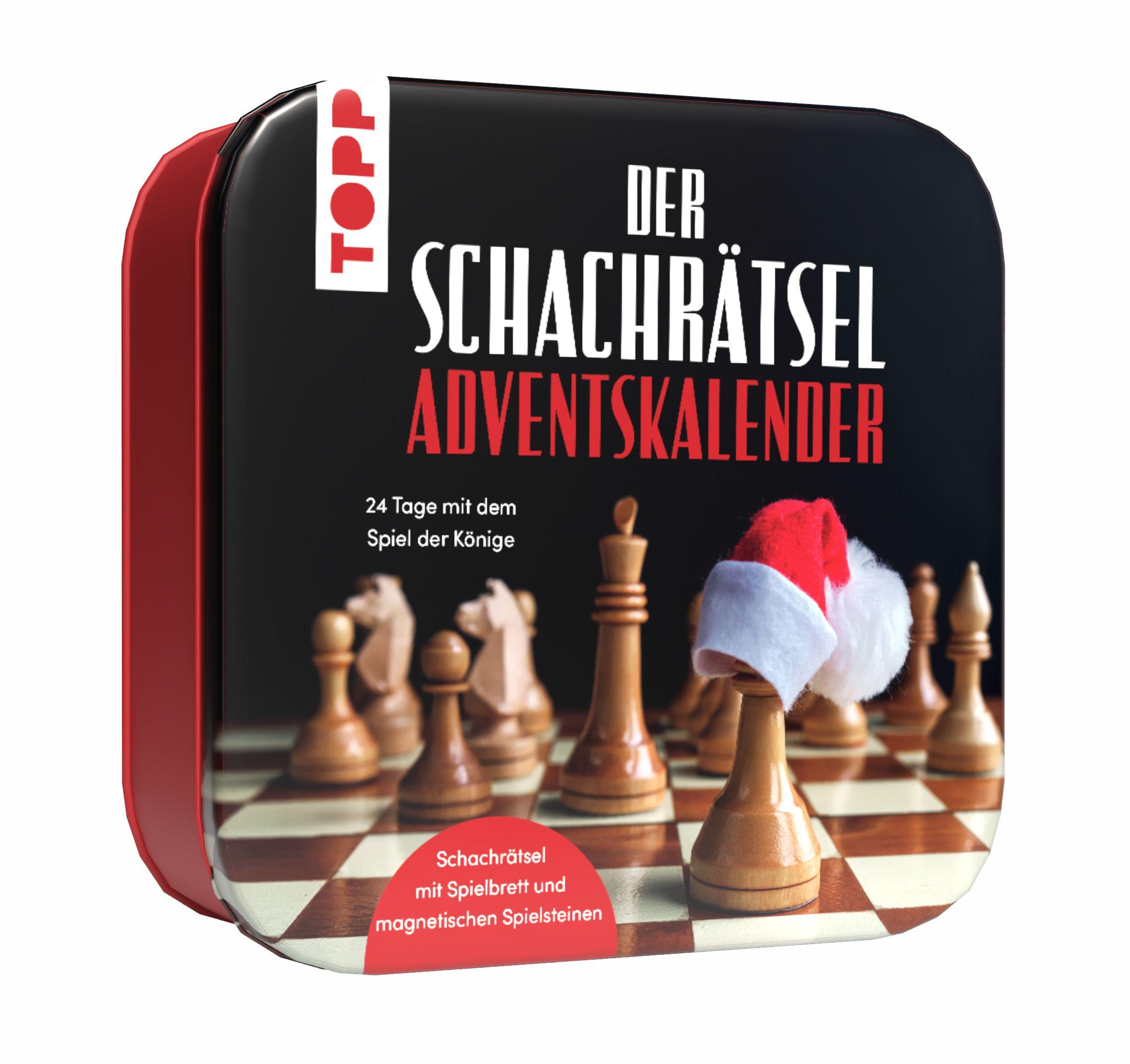 Vorderes Coverbild Der Schachrätsel-Adventskalender