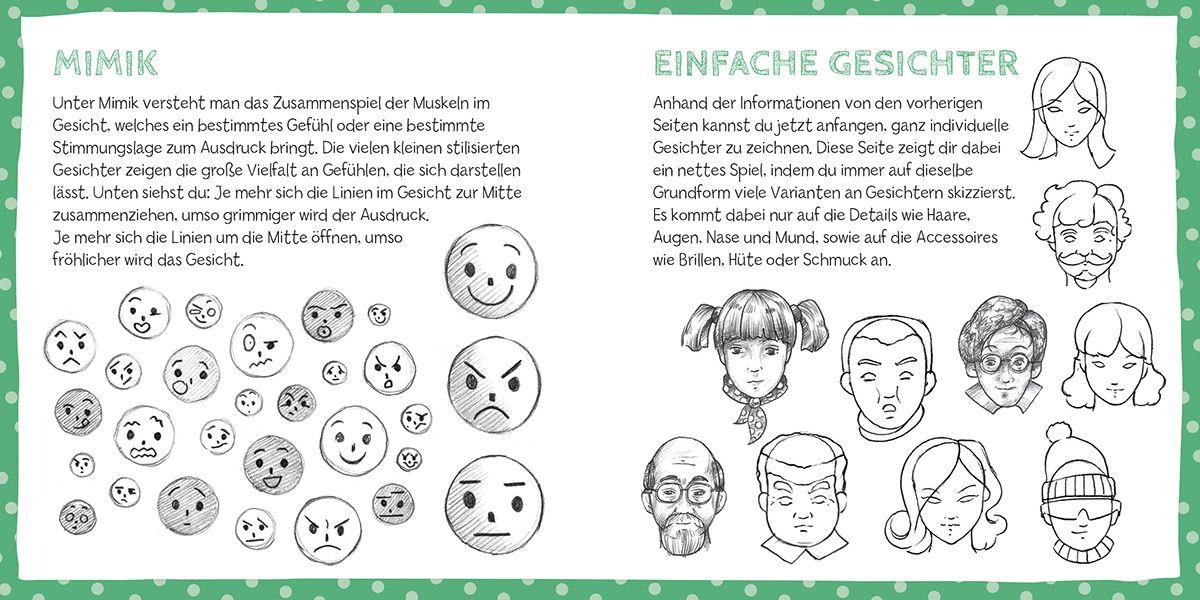 Beispielinhalt (Bild) Die Kunst des Zeichnens für Kinder Zickzack-Zeichenkarten