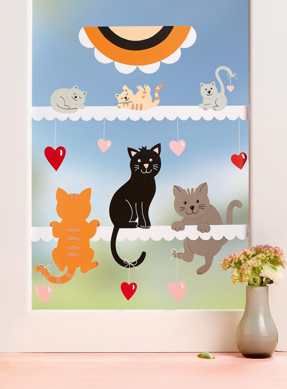 Beispielinhalt (Bild) Farbenfrohe Fensterbilder (kreativ.kompakt)