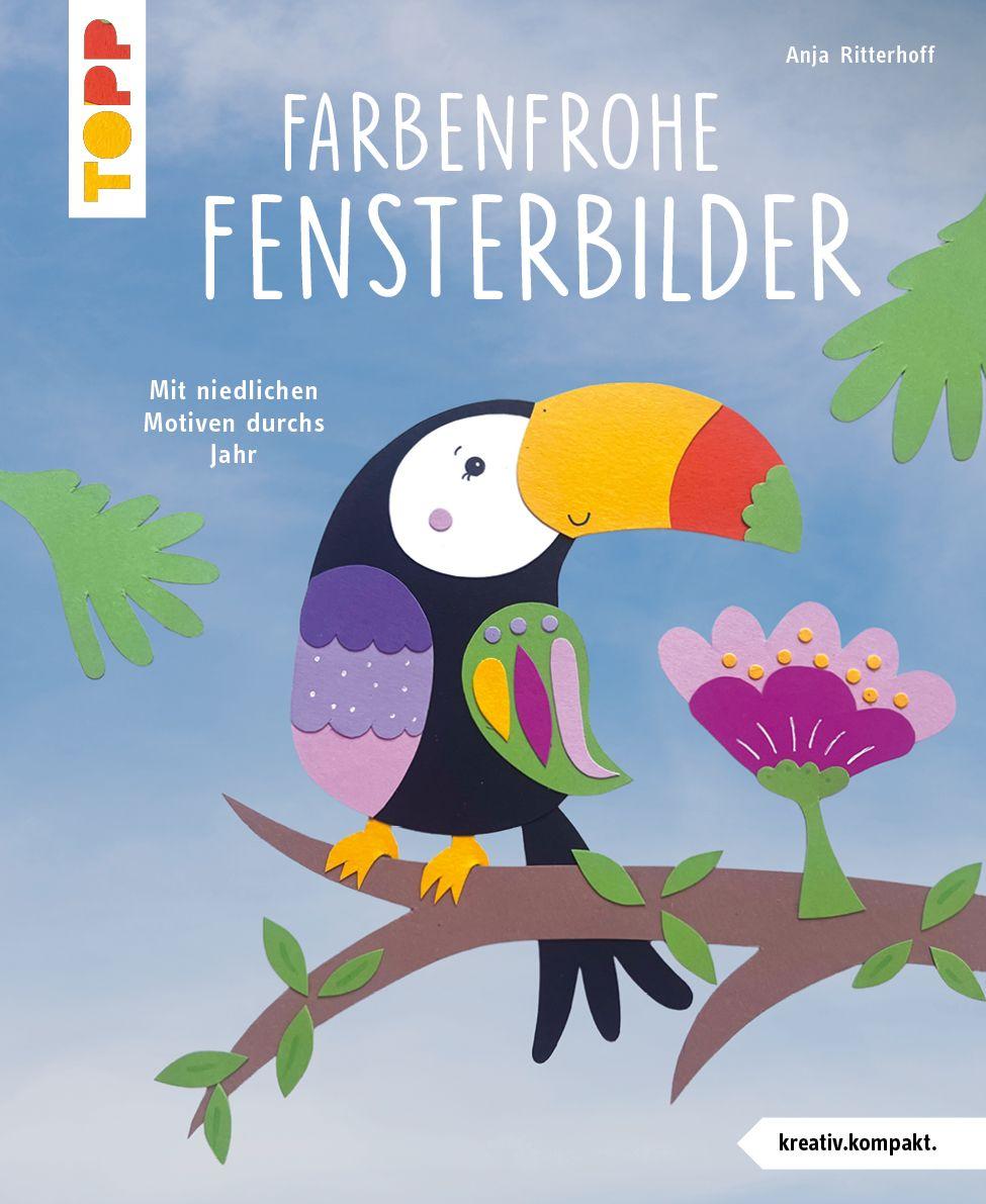 Vorderes Coverbild Farbenfrohe Fensterbilder (kreativ.kompakt)