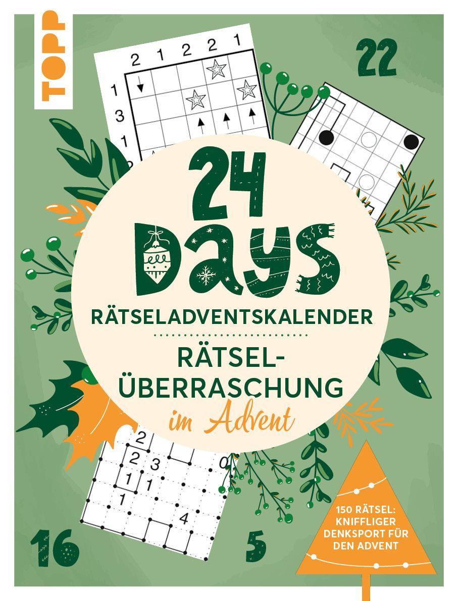 Vorderes Coverbild 24 DAYS RÄTSELADVENTSKALENDER - Rätselüberraschung im Advent