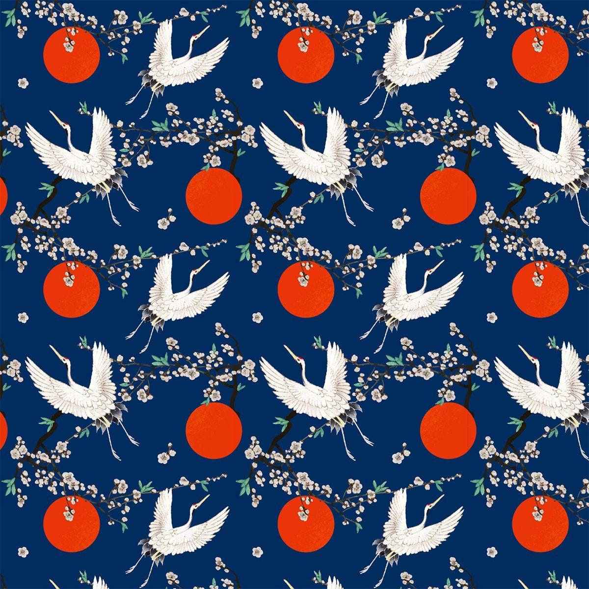 Beispielinhalt (Bild) 350 Origami-Block Japanische Motive