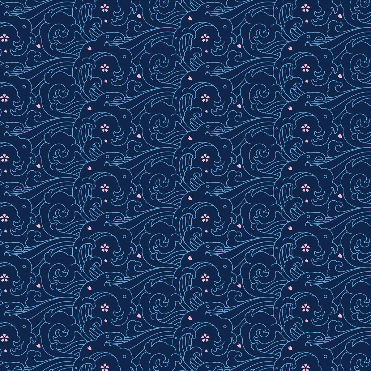 Beispielinhalt (Bild) 350 Origami-Block Japanische Motive