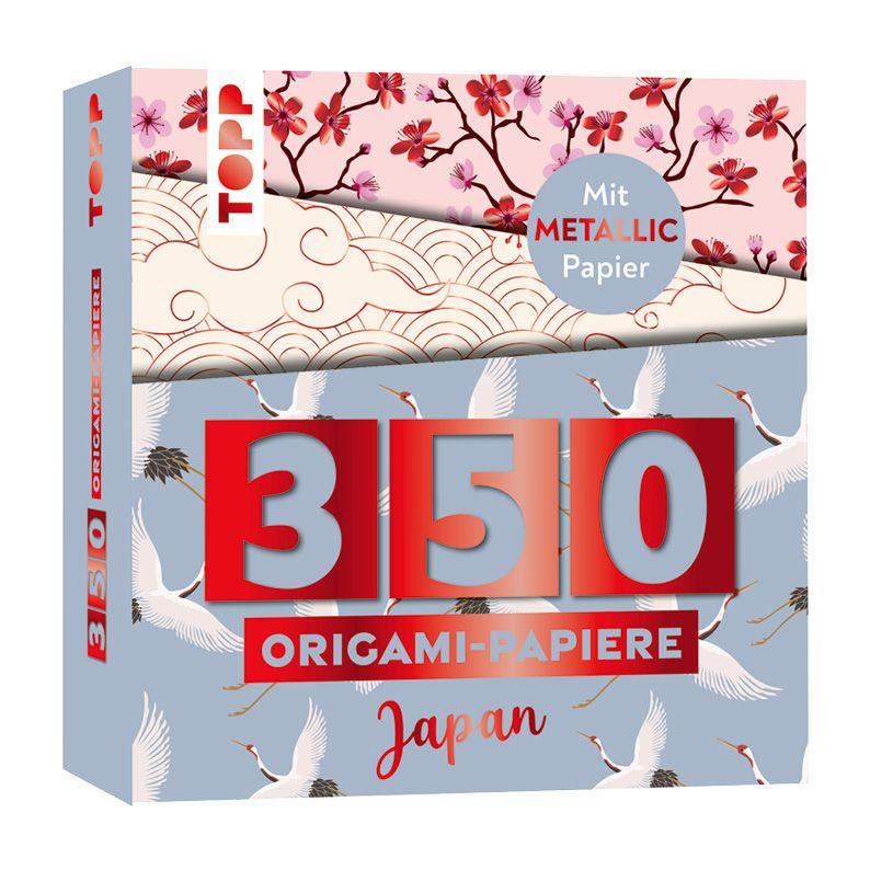 Vorderes Coverbild 350 Origami-Block Japanische Motive