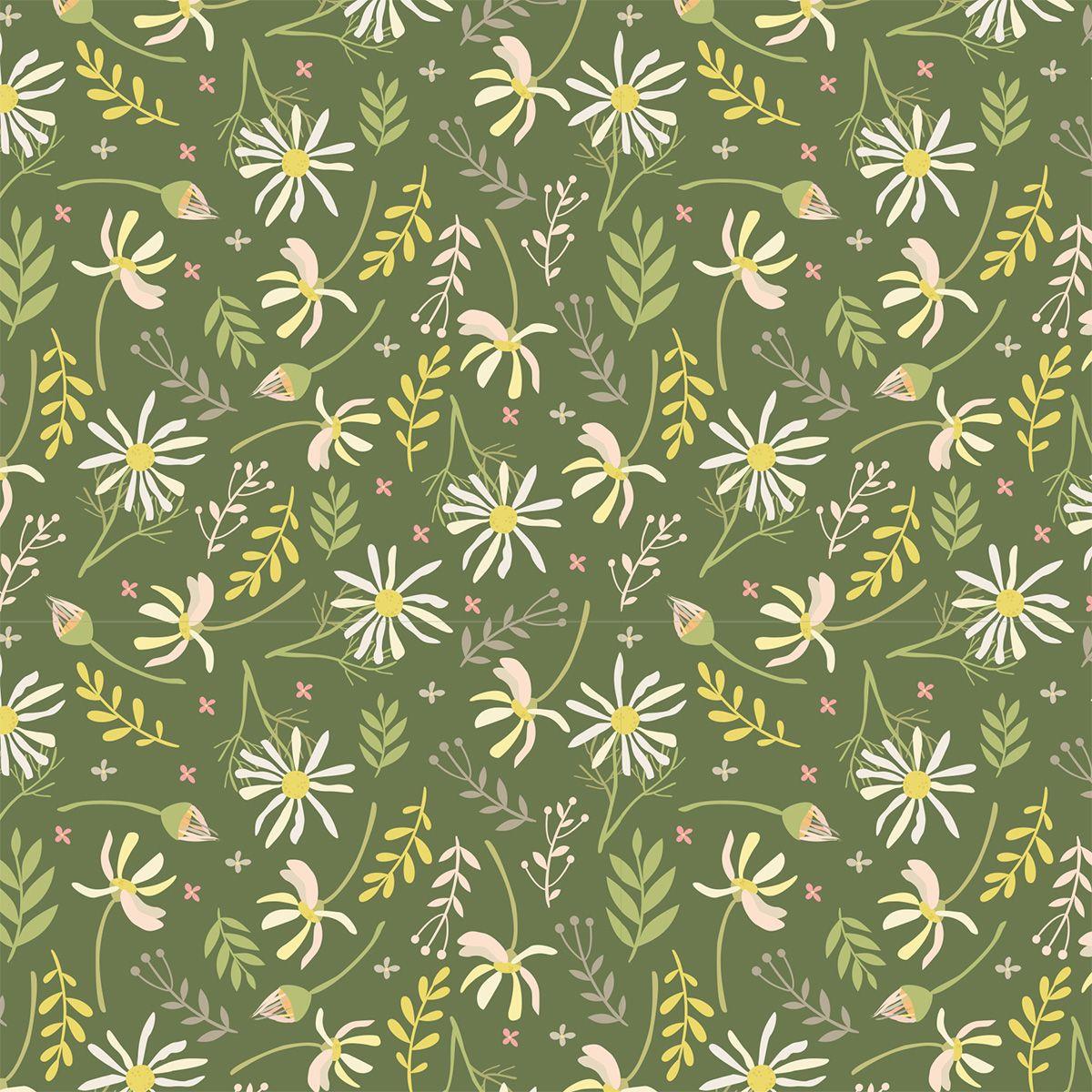 Beispielinhalt (Bild) 350 Origami-Block Florale Motive