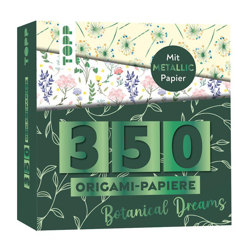 Vorderes Coverbild 350 Origami-Block Florale Motive