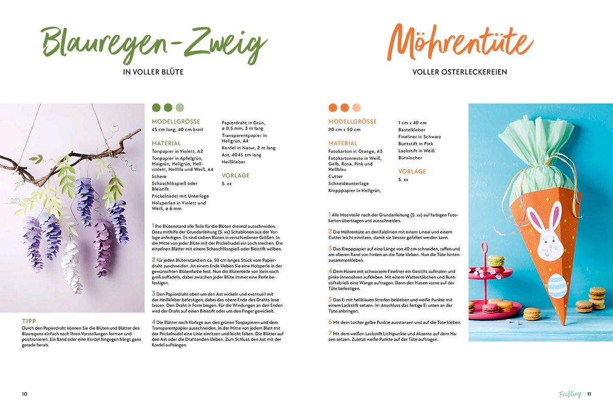 Beispielinhalt (Bild) 100 kreative Papierideen