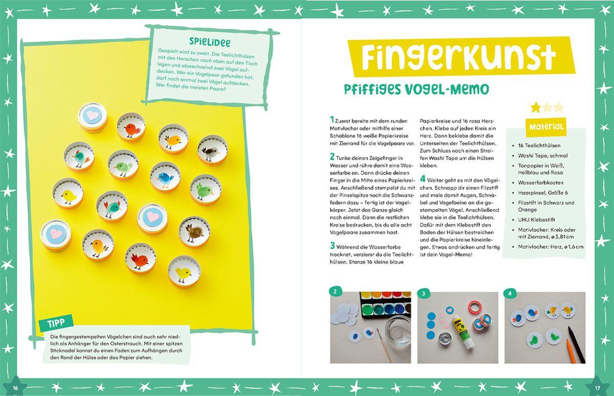 Beispielinhalt (Bild) Mein großes Bastelbuch durchs Jahr
