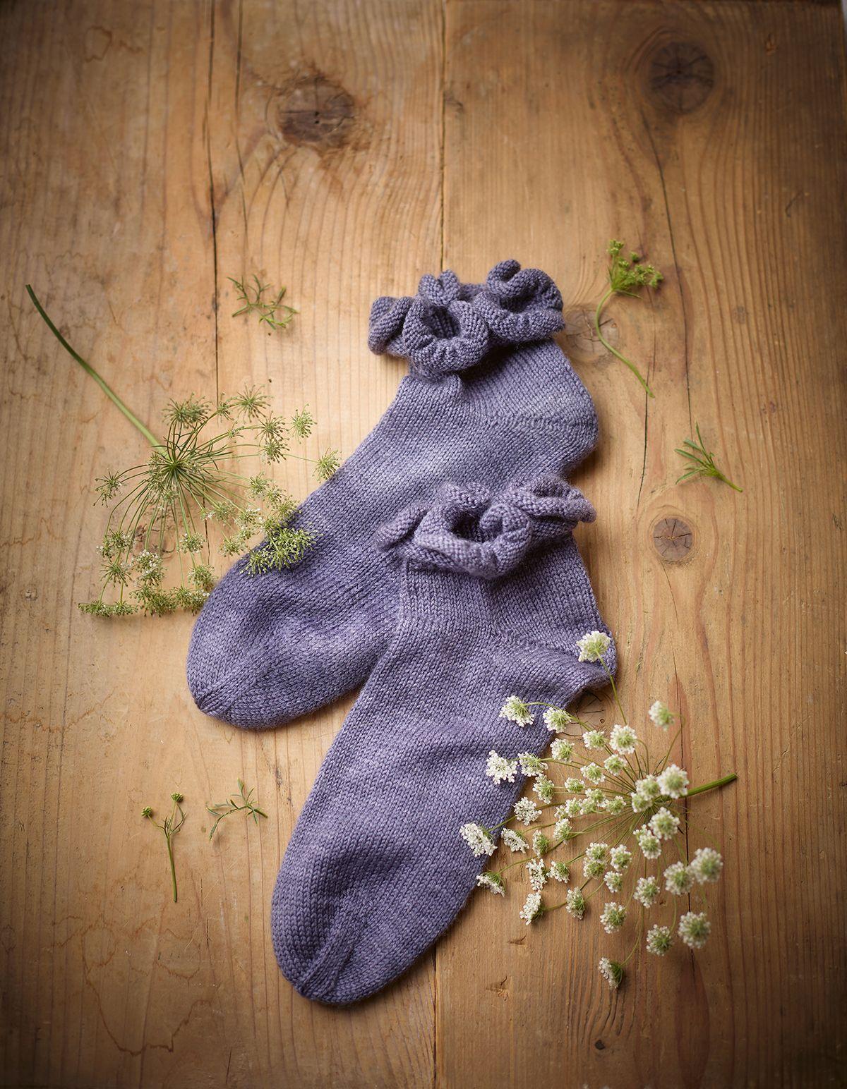 Beispielinhalt (Bild) Romantische Socken stricken