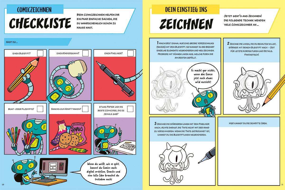 Beispielinhalt (Bild) Zeichne deine eigenen Comics