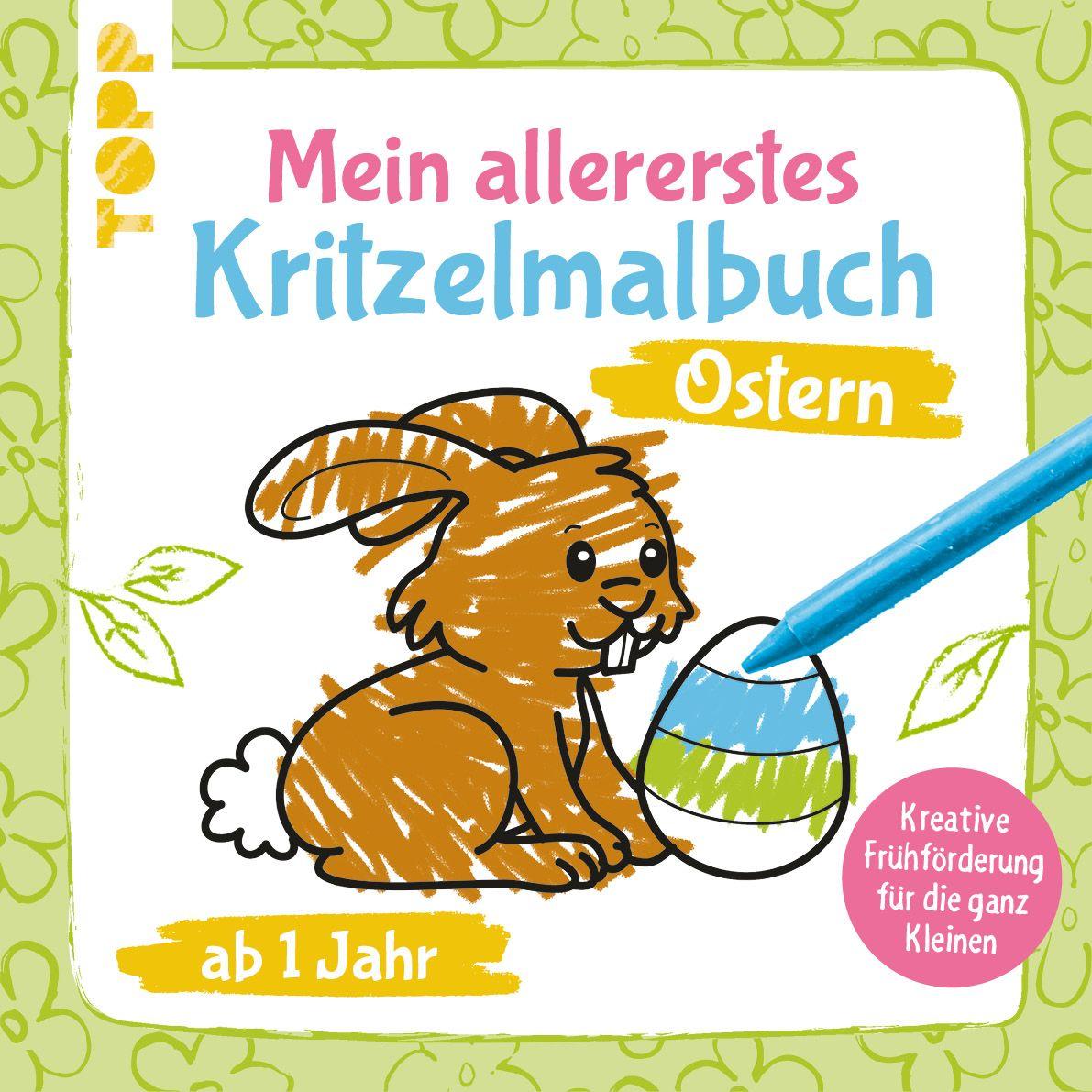 Vorderes Coverbild Mein allererstes Kritzelmalbuch Ostern