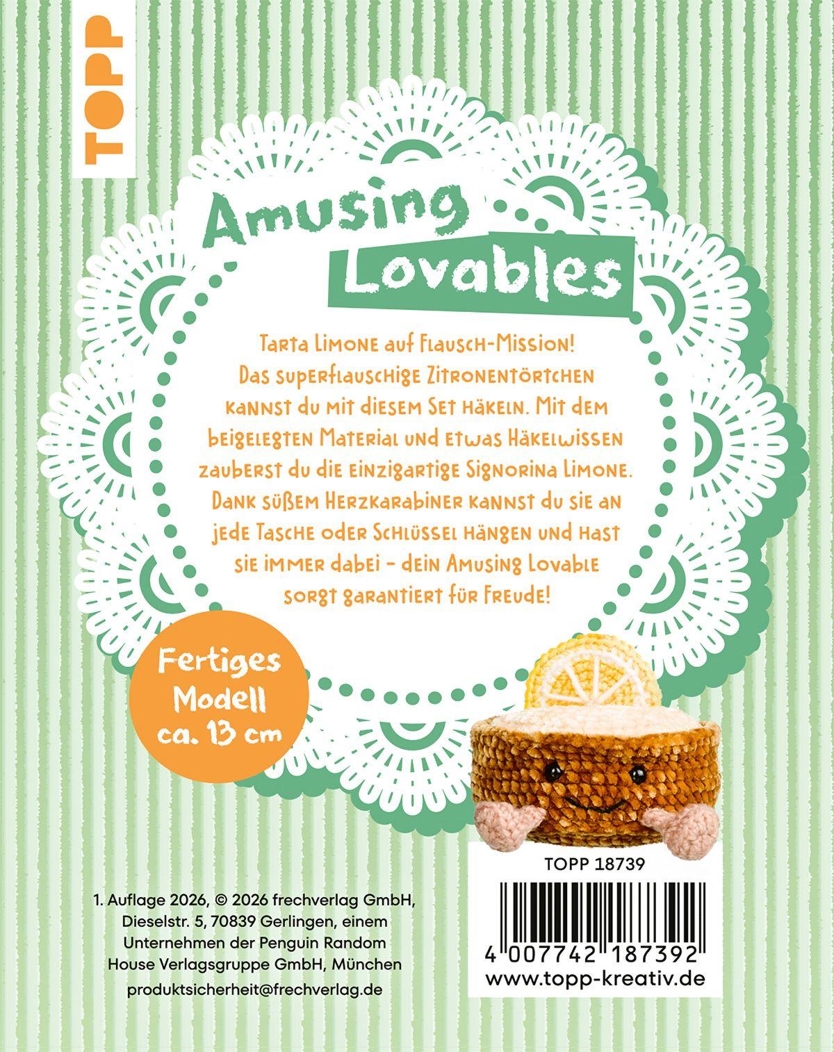 Beispielinhalt (Bild) Amusing Lovables Häkelset Tarta Limone