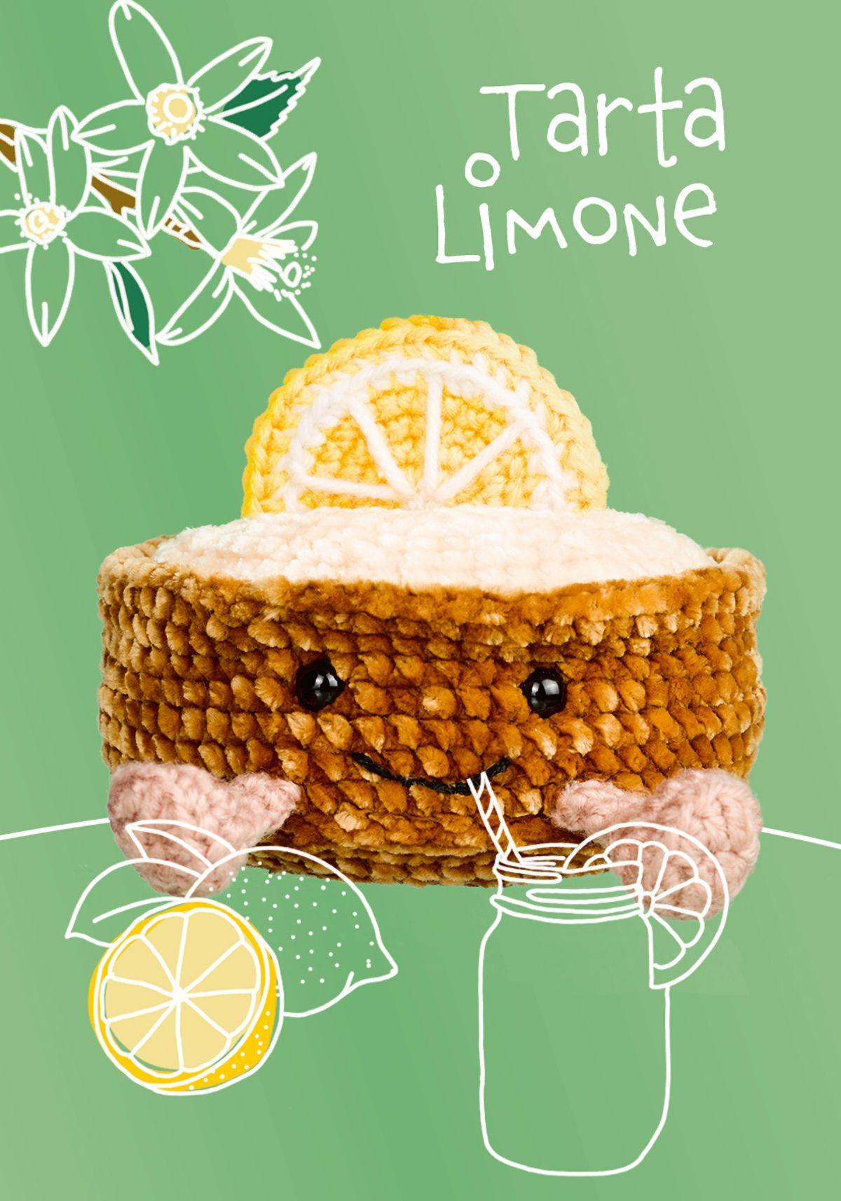 Beispielinhalt (Bild) Amusing Lovables Häkelset Tarta Limone