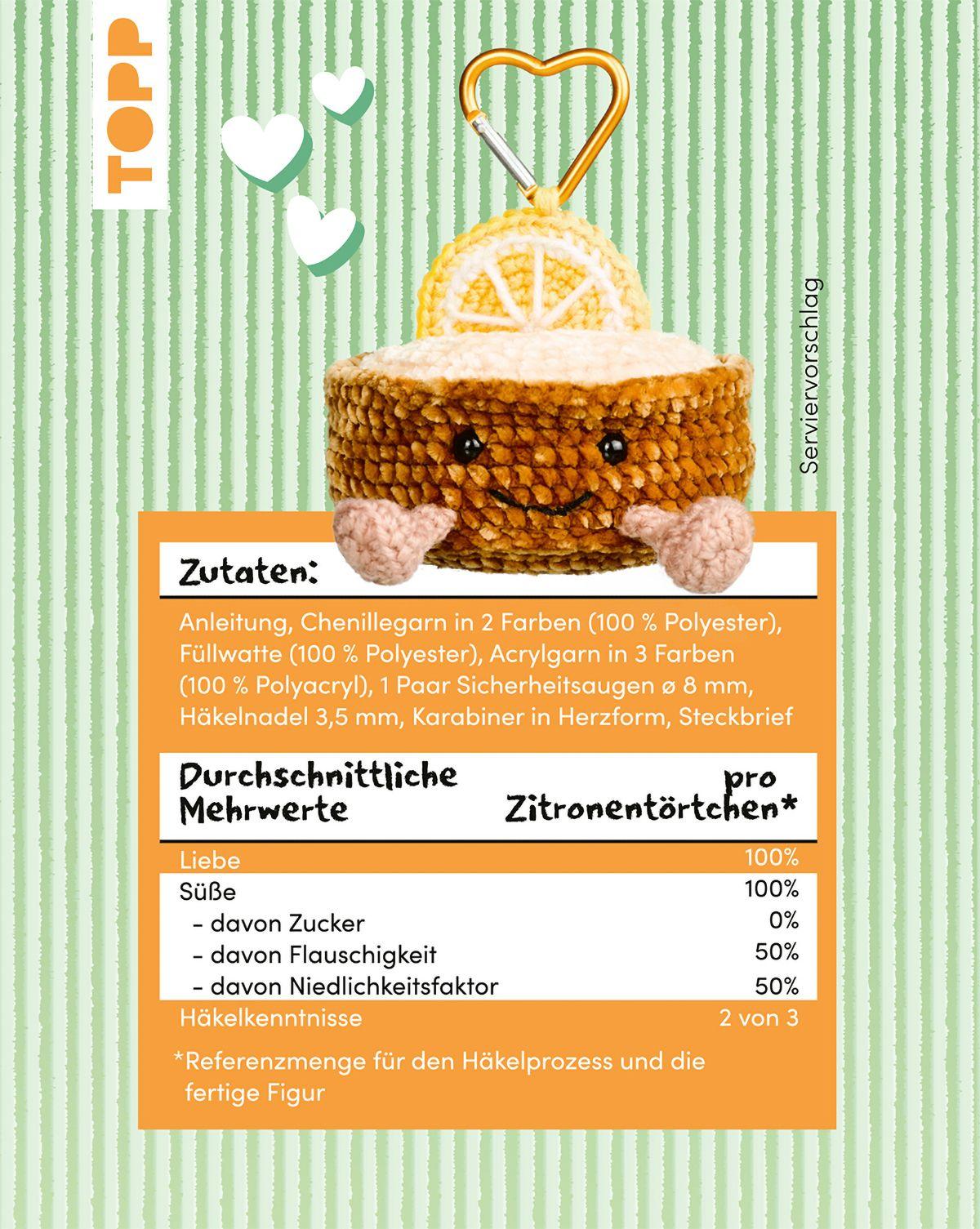 Beispielinhalt (Bild) Amusing Lovables Häkelset Tarta Limone