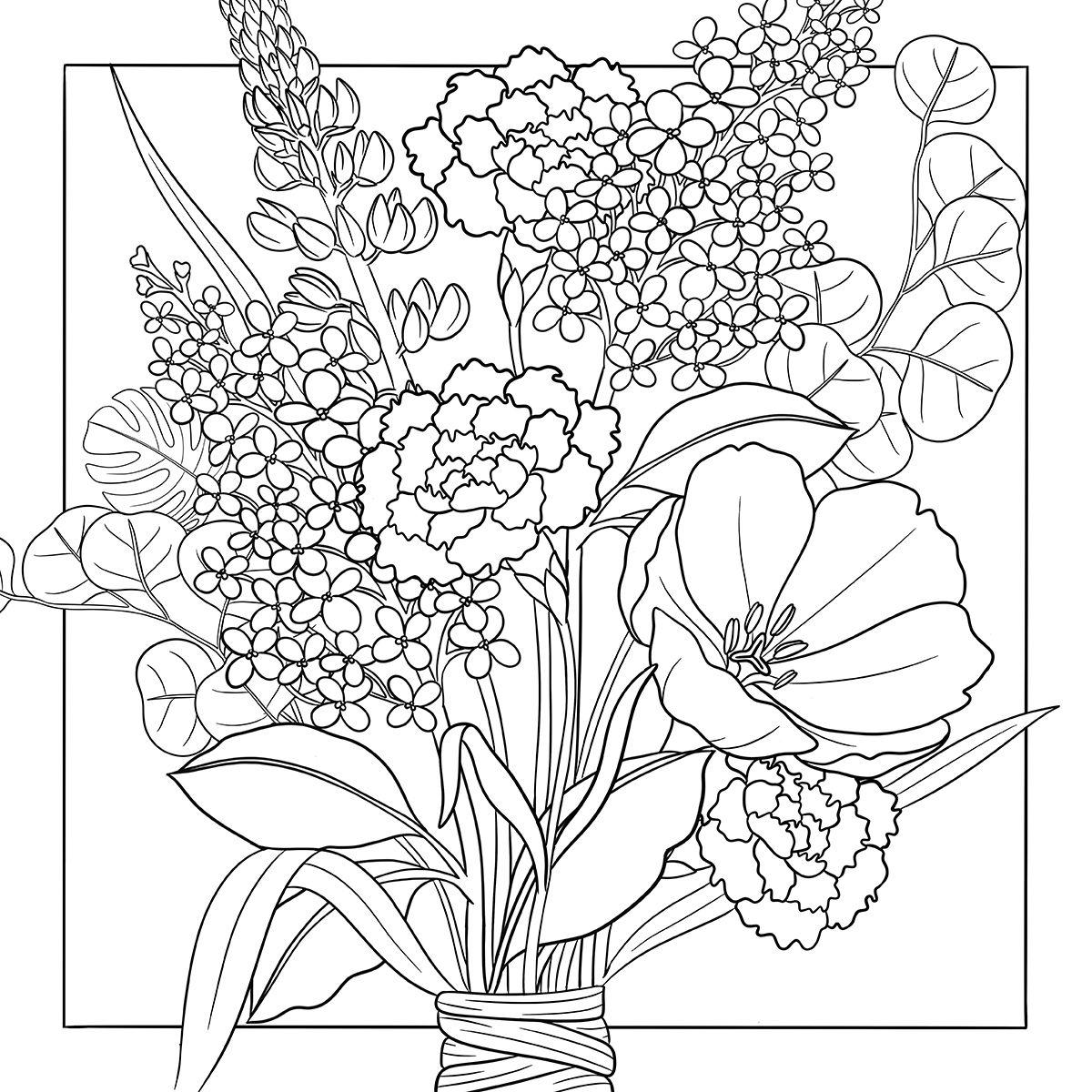 Beispielinhalt (Bild) Colorful World - Blütentanz