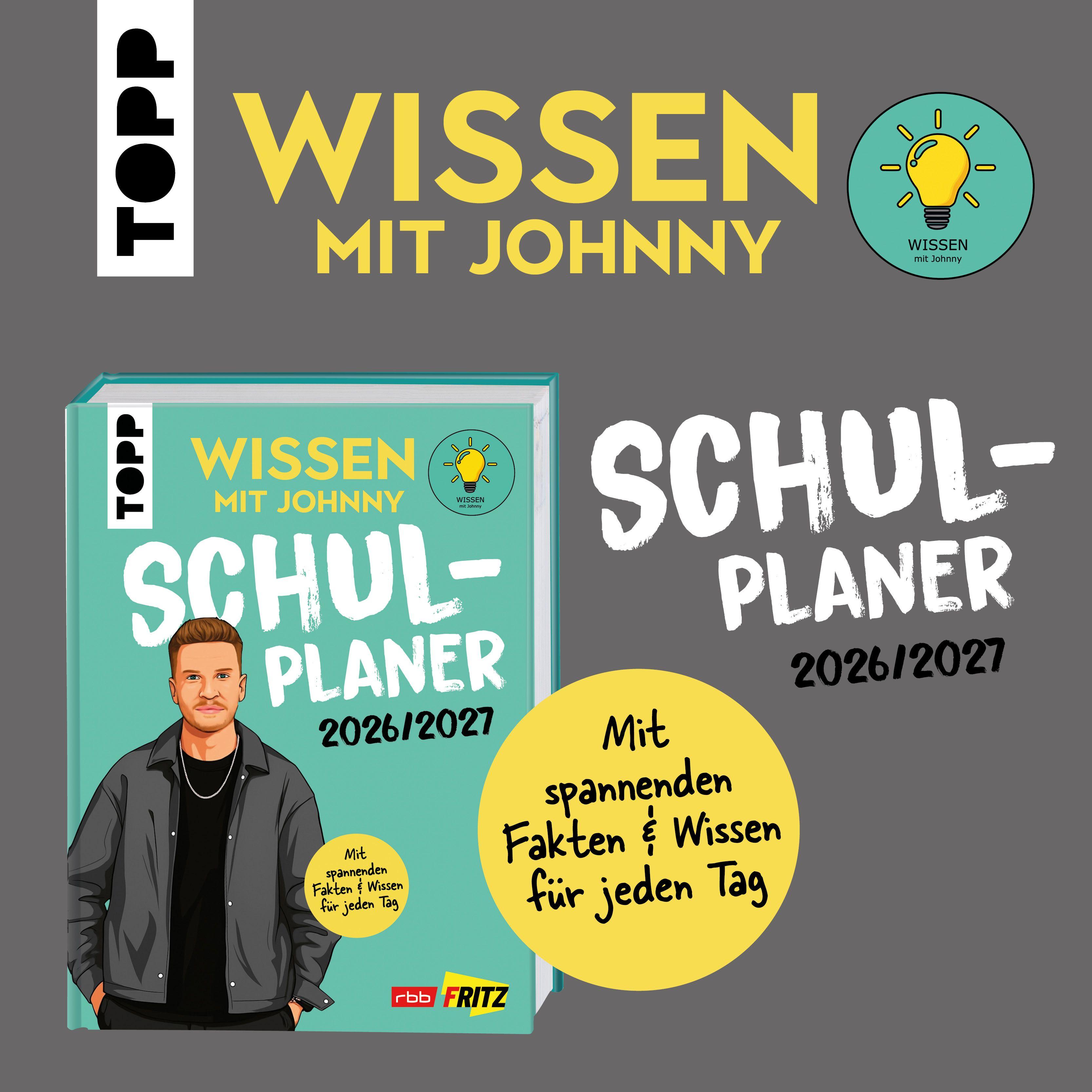 Beispielinhalt (Bild) Wissen mit Johnny: Schulplaner 2026/2027