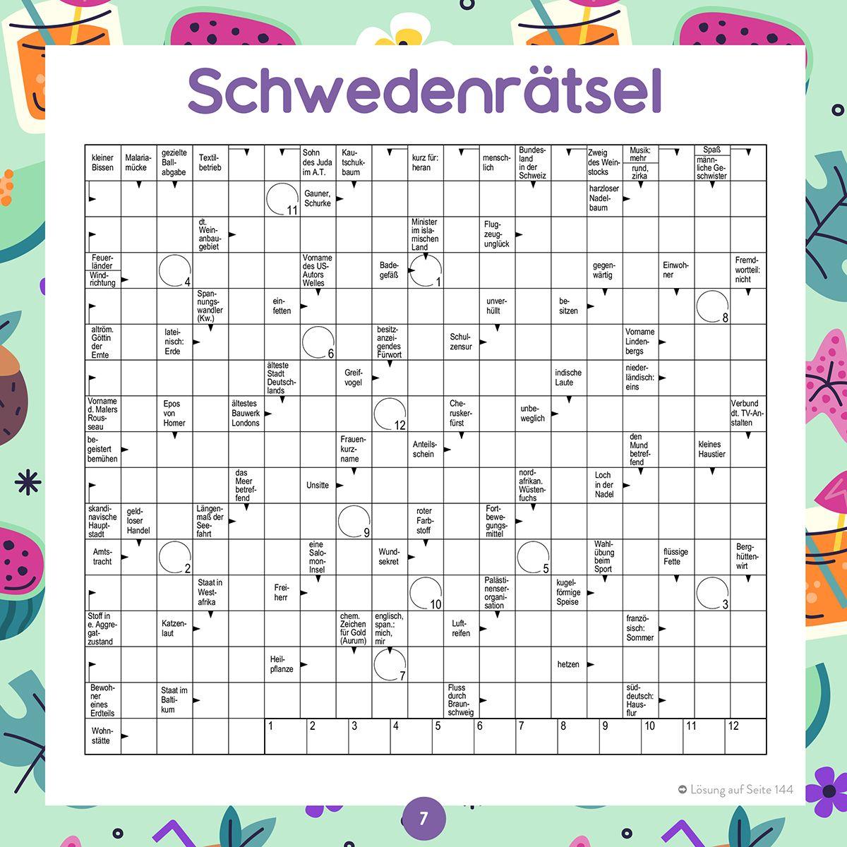 Beispielinhalt (Bild) Sommer-Pause! Urlaubs-Kreativblock