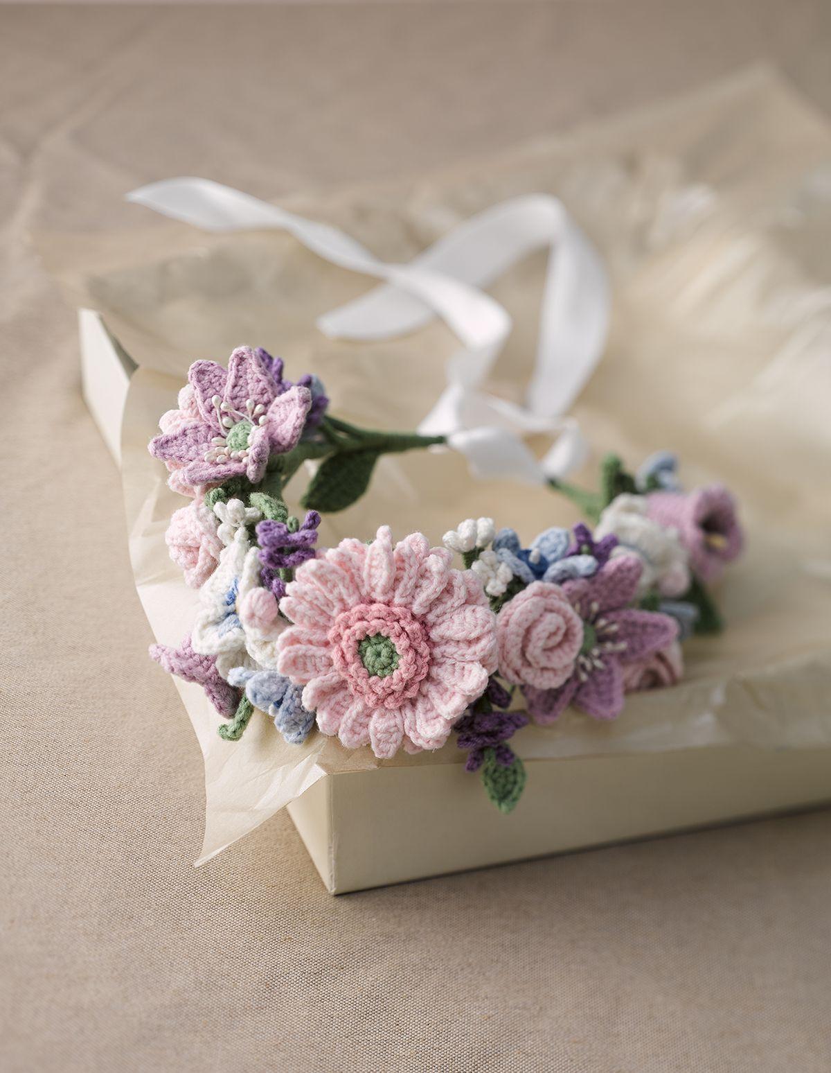 Beispielinhalt (Bild) Romantische Blumen häkeln