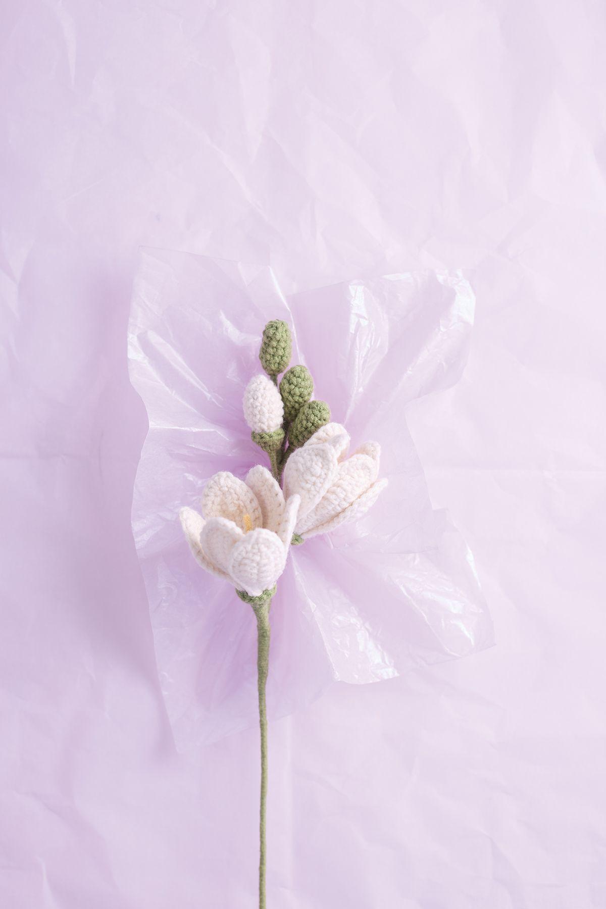 Beispielinhalt (Bild) Romantische Blumen häkeln