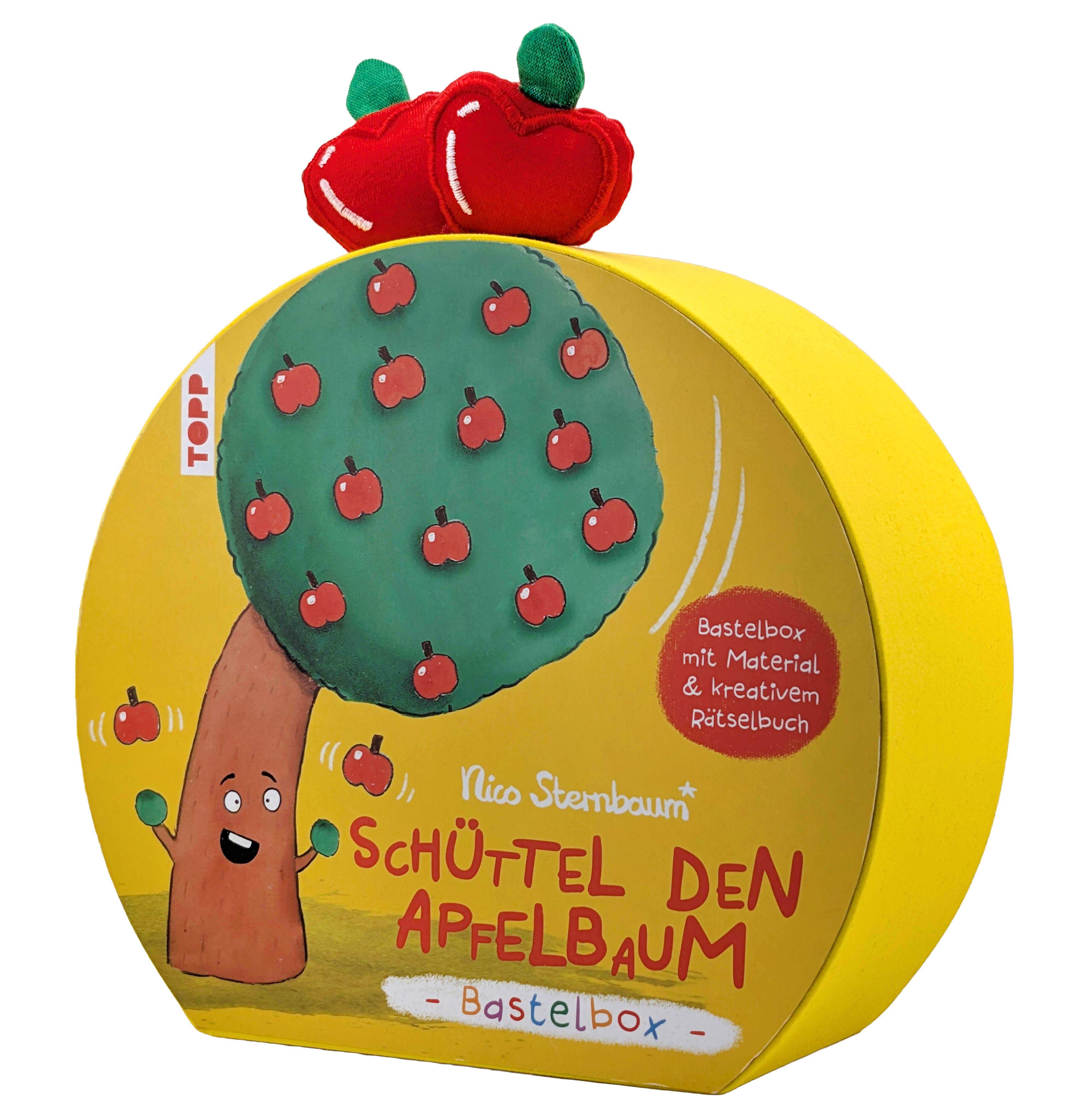 Vorderes Coverbild Schüttel den Apfelbaum - Bastelbox