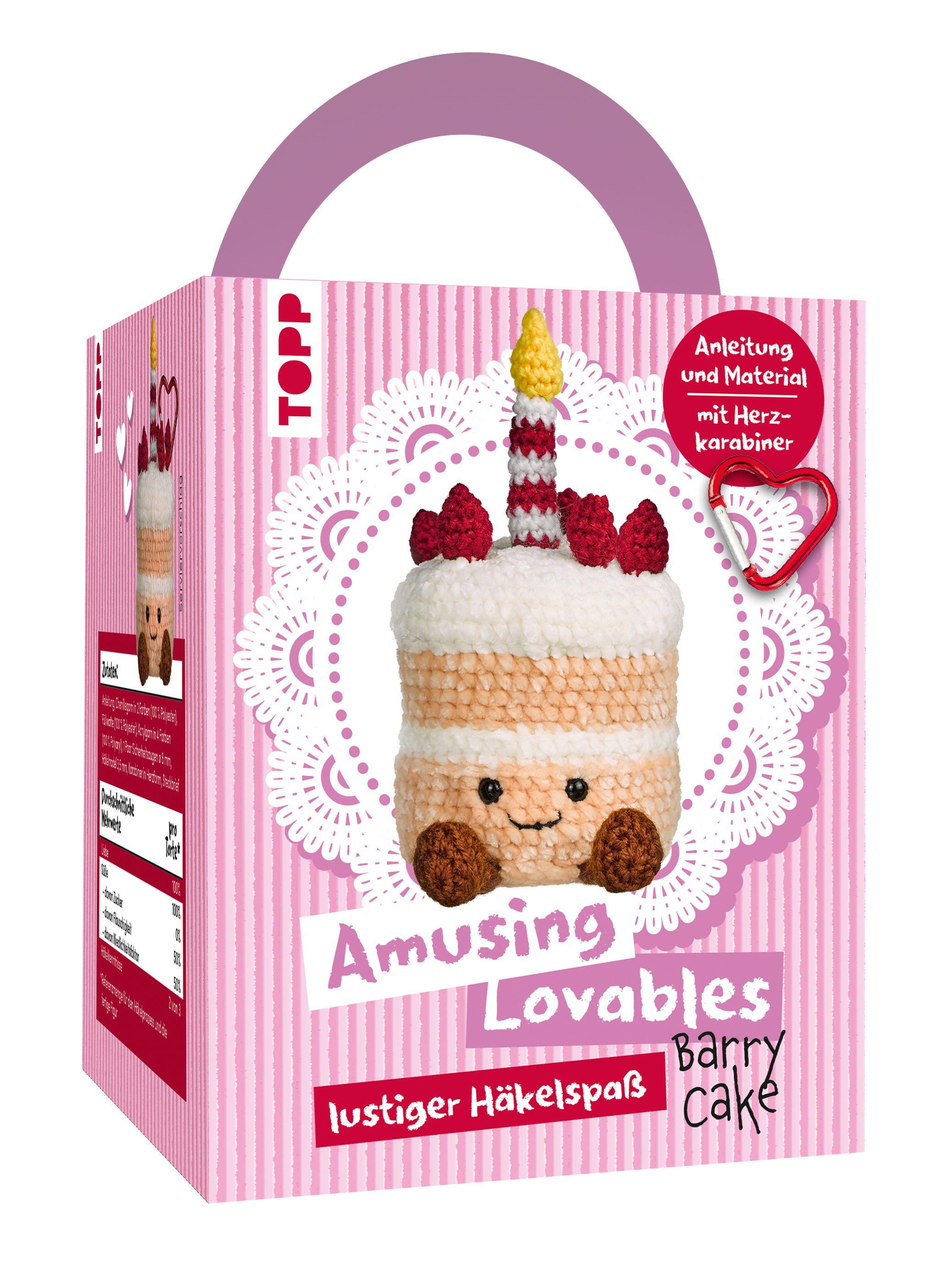 Vorderes Coverbild Amusing Lovables Häkelset Barry Cake