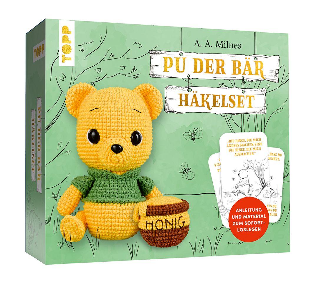 Vorderes Coverbild Pu der Bär Häkelset