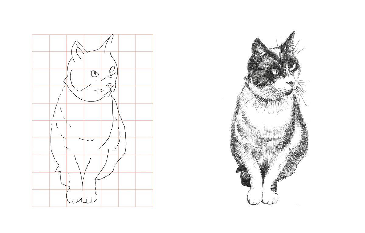 Beispielinhalt (Bild) Zeichnen mit Pen & Ink