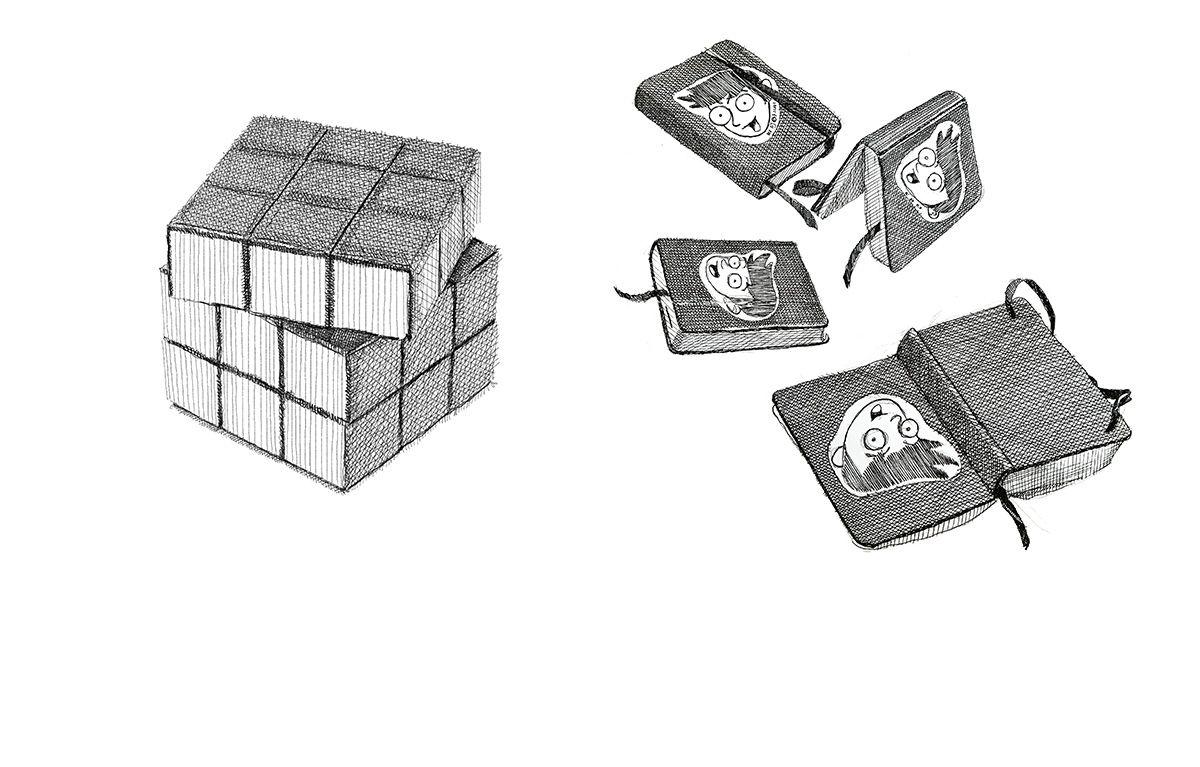 Beispielinhalt (Bild) Zeichnen mit Pen & Ink