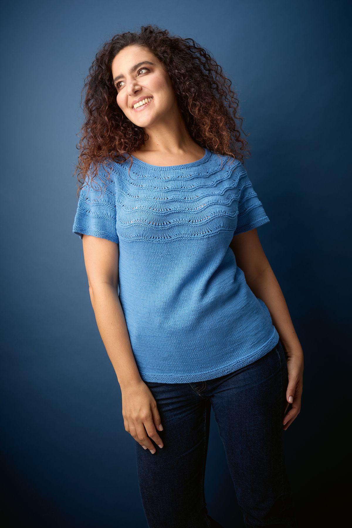 Beispielinhalt (Bild) Aus 1 mach viele. Rundpassen-Shirts stricken