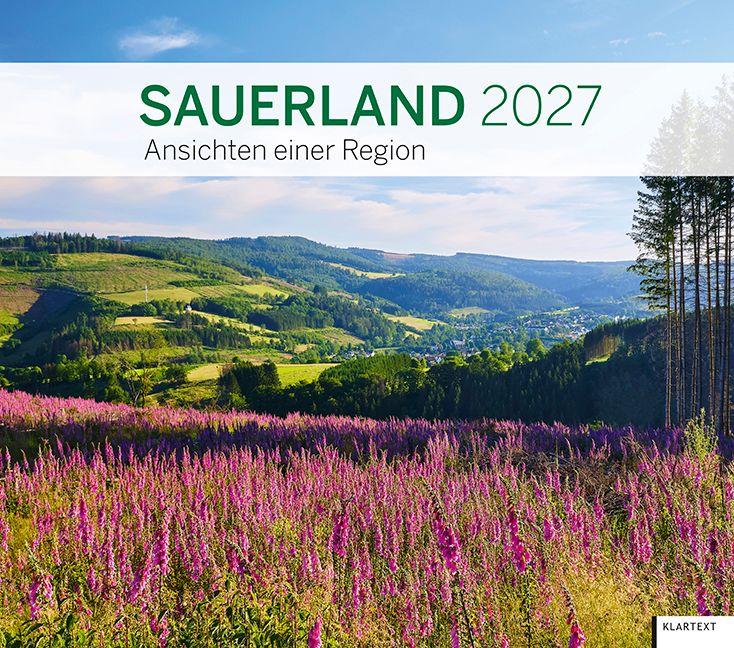 Vorderes Coverbild Kalender Sauerland 2027
