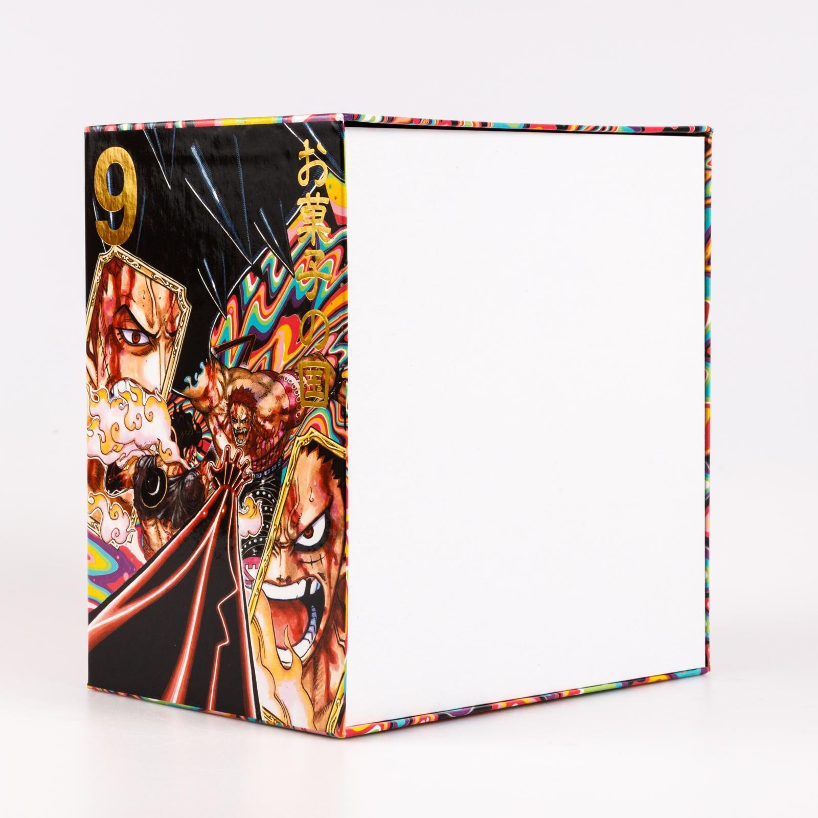 Beispielinhalt (Bild) One Piece Sammelschuber 9: Whole Cake Island (leer, für die Bände 81-90, limitiert)