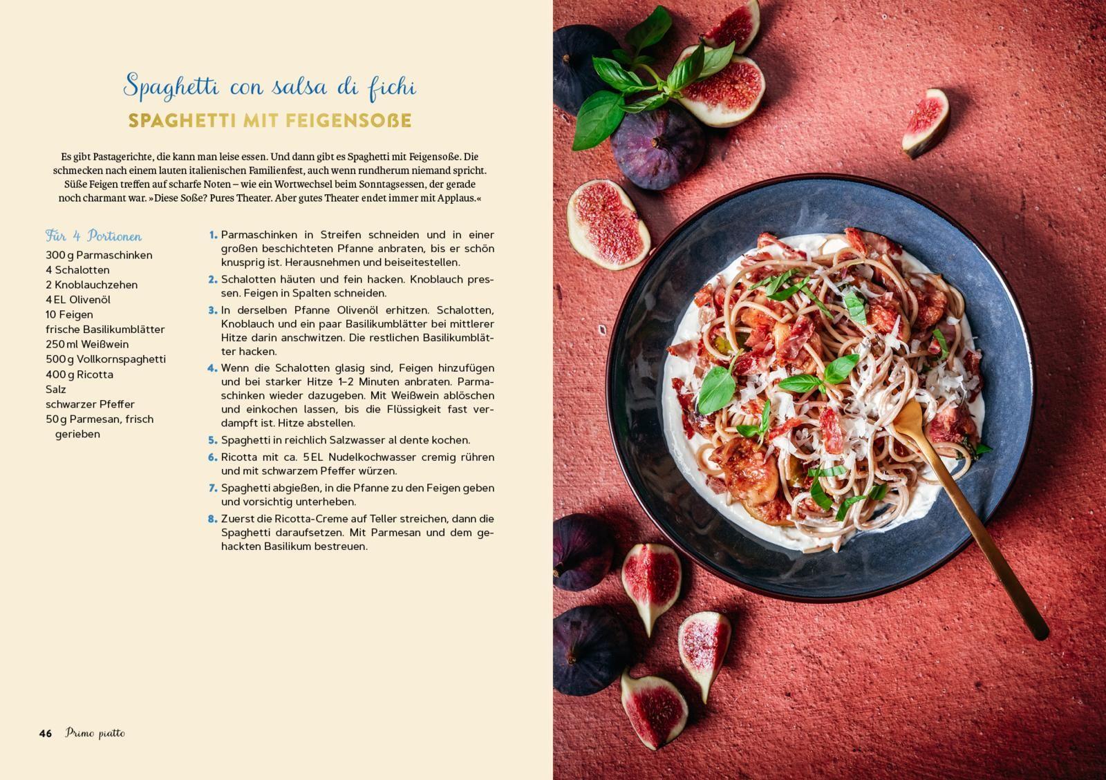 Beispielinhalt (Bild) Mamma Carlotta kocht