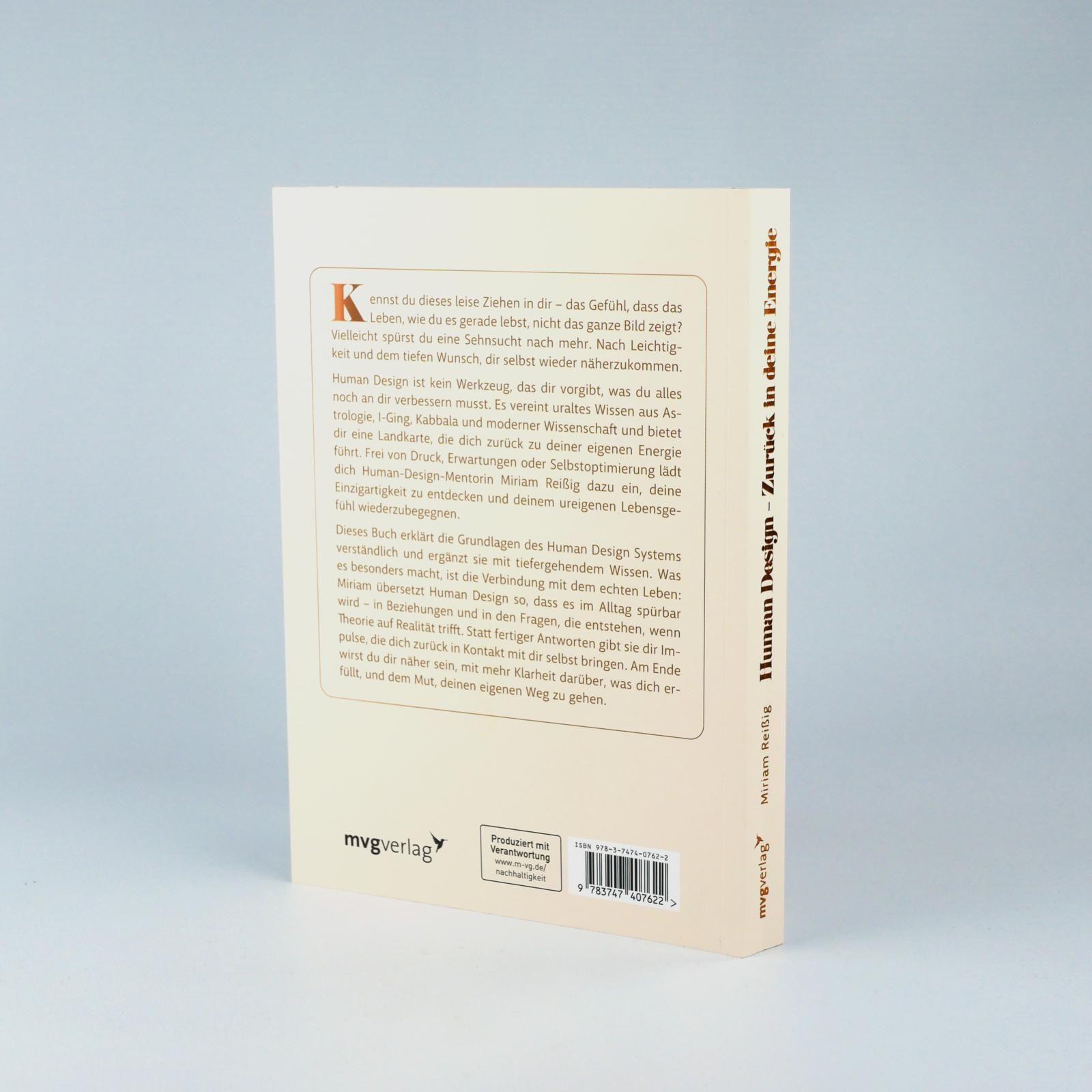 Beispielinhalt (Bild) Human Design: Zurück in deine Energie