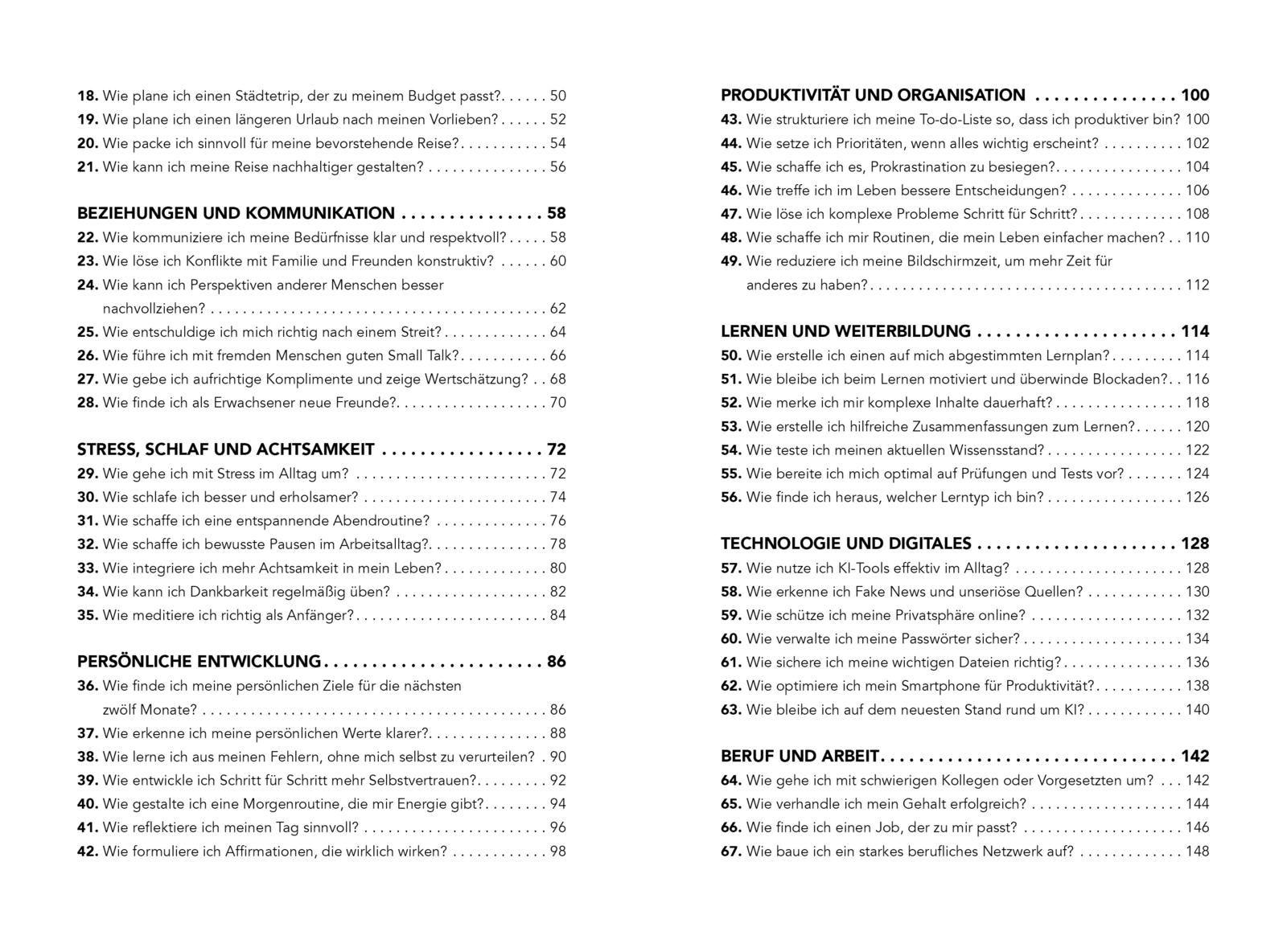 Beispielinhalt (Bild) Clever gefragt, prompt gelöst - die 77 besten Fragen an ChatGPT & Co.