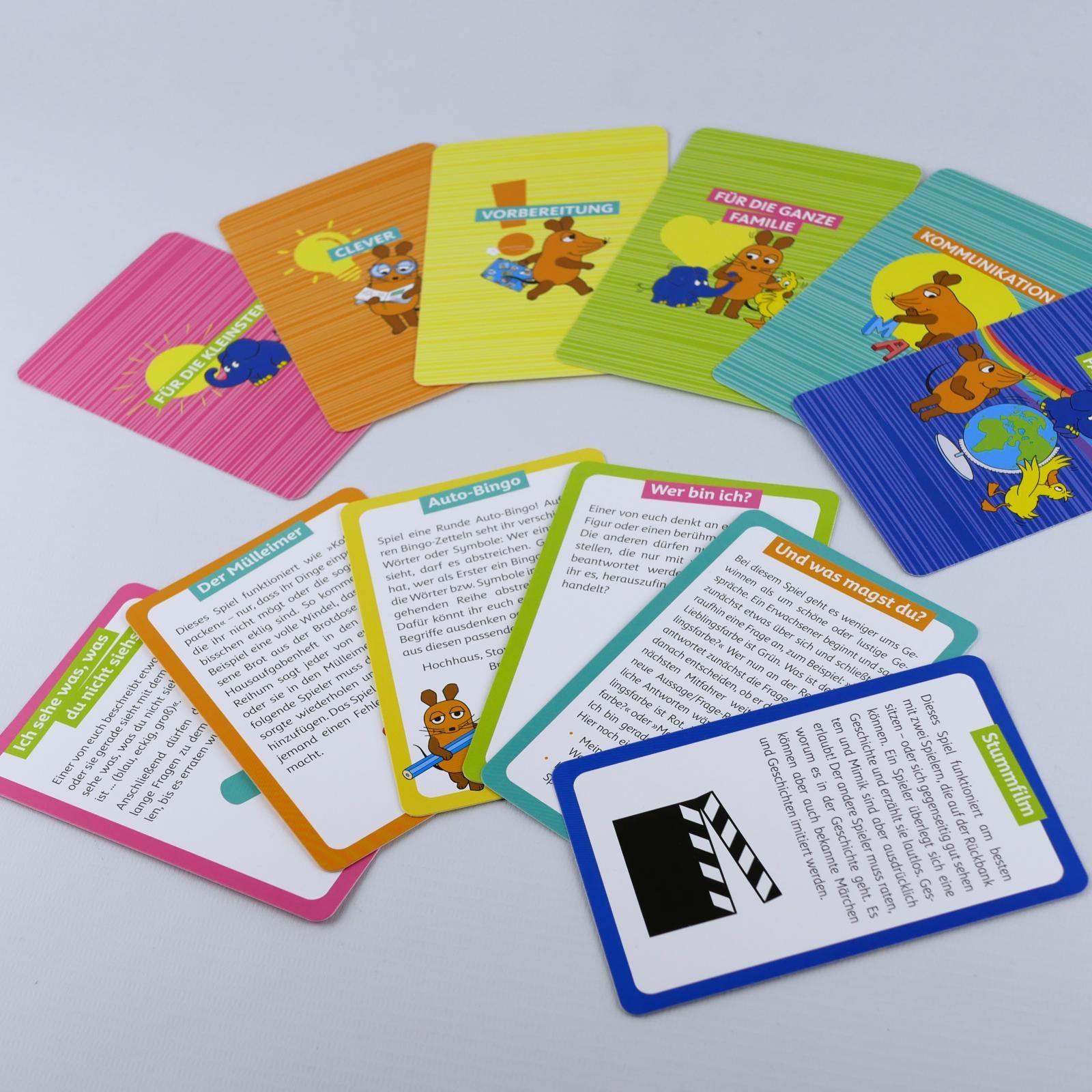 Beispielinhalt (Bild) Die Maus - lustige Spiele für lange Autofahrten