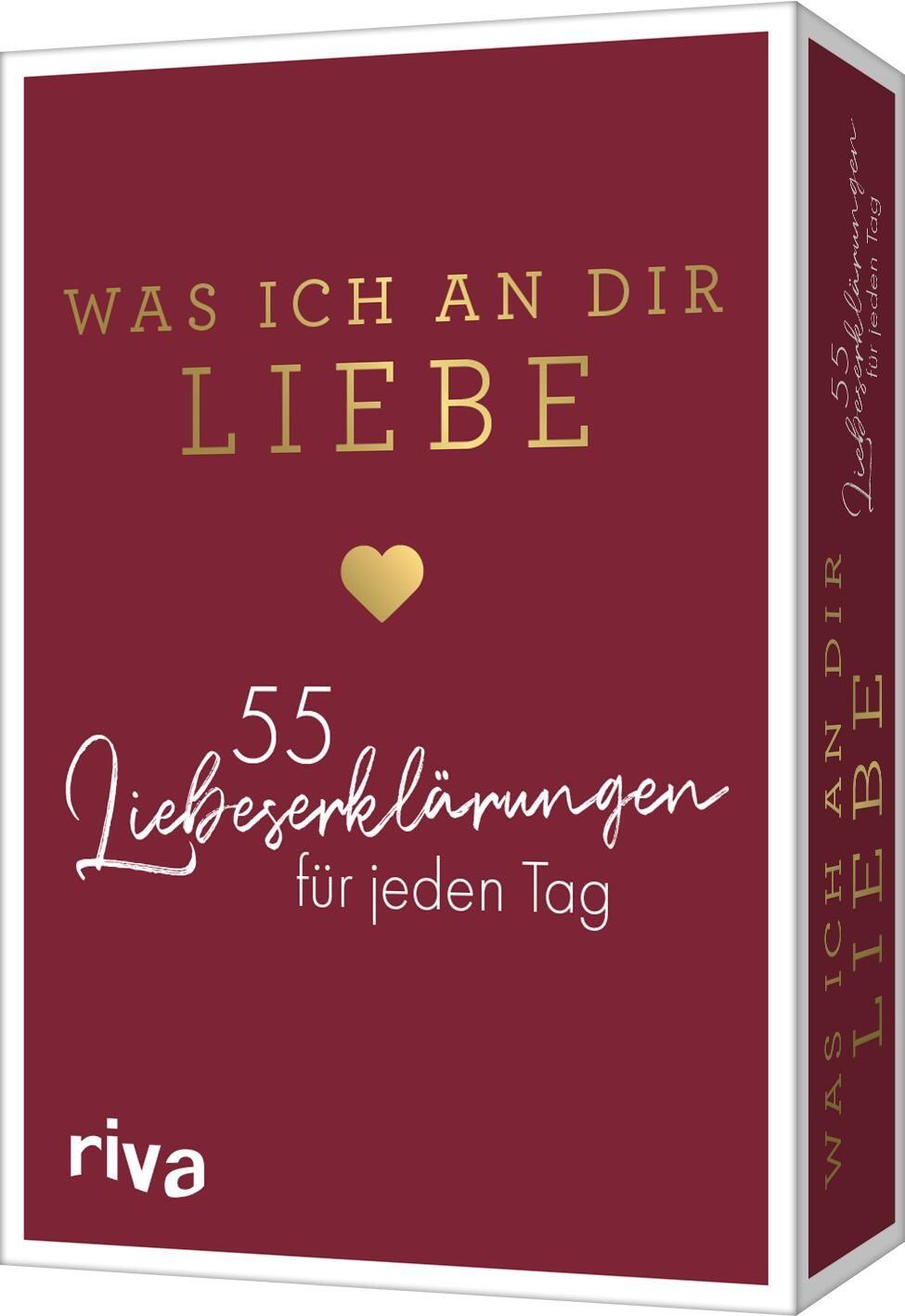 Vorderes Coverbild Was ich an dir liebe - 55 Liebeserklärungen für jeden Tag